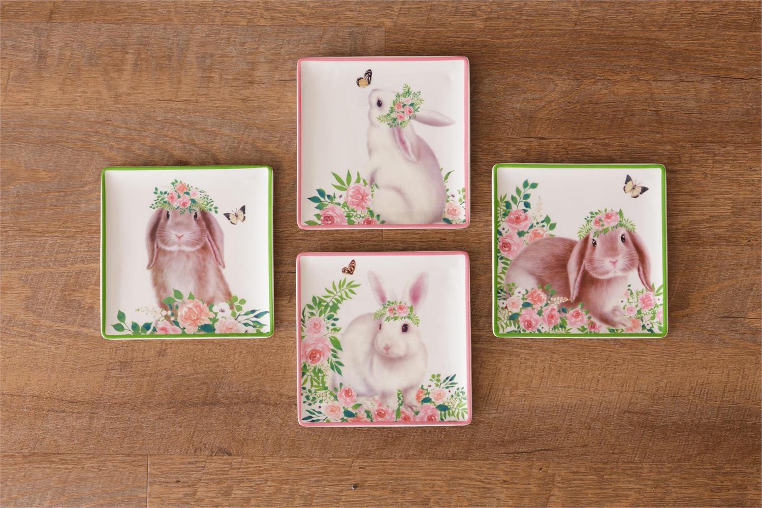 Bunny In Bloom - Appetizer Plates