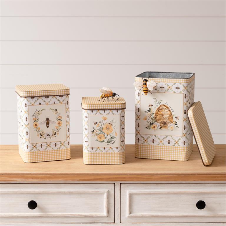 Bee Humble Nesting Tins (S/3)