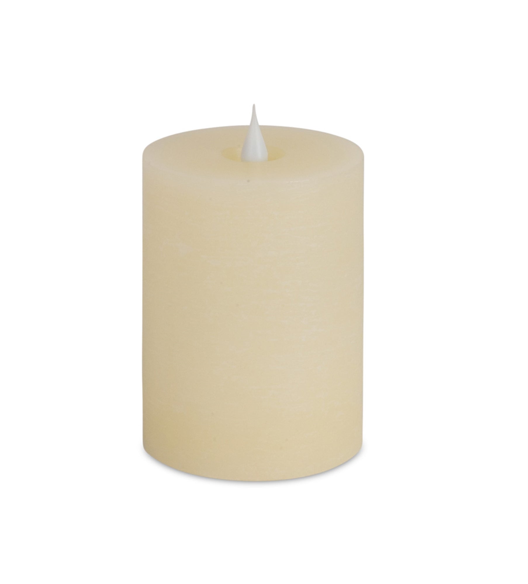 Simplux LED Designer Candle w/4 and 8 Hr Timer 3.5"D, 5.5"H Wax/ (Requires 2 C Batteries, Not