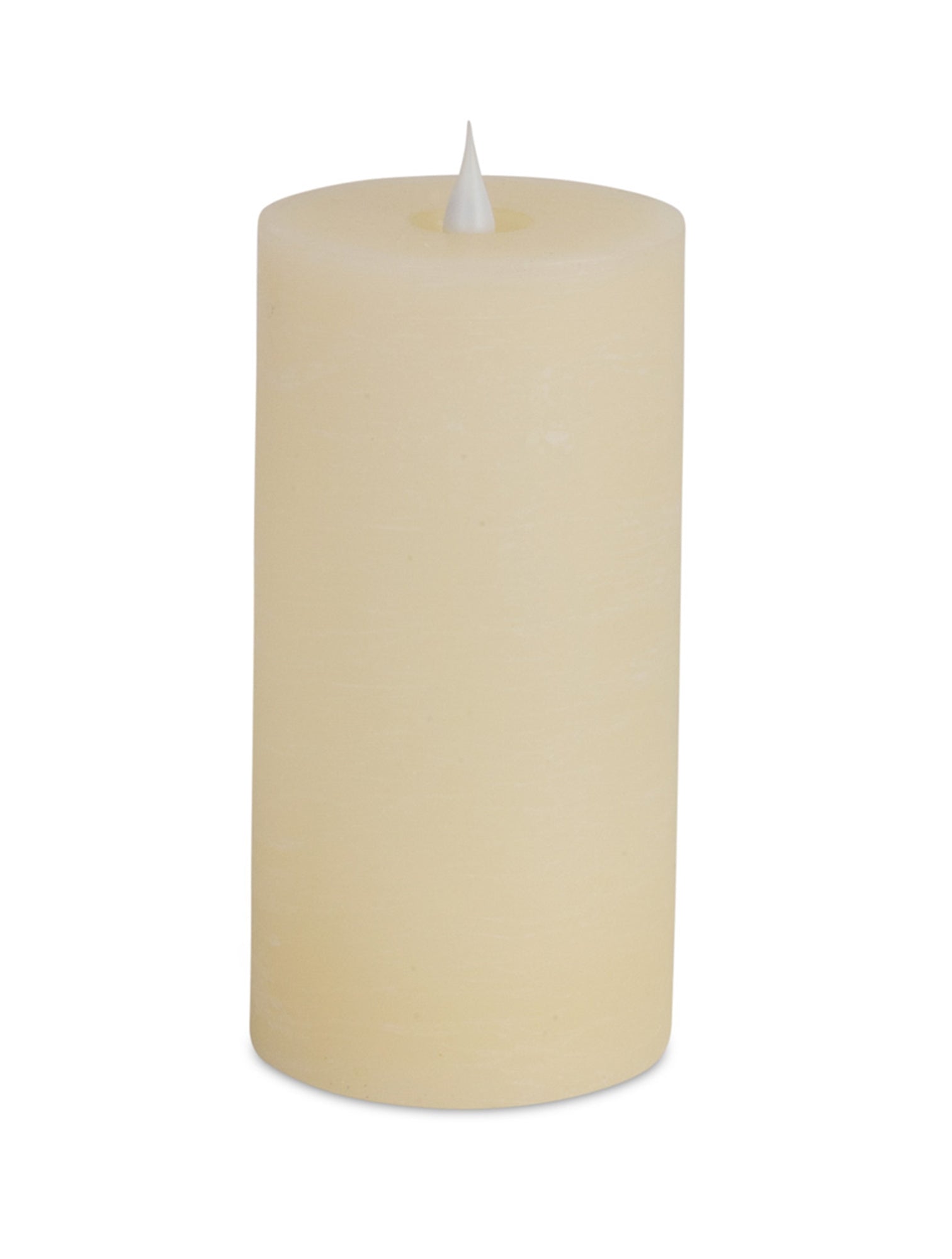 Simplux LED Designer Candle w/4 and 8 Hr Timer 3.5"D, 7.75"H Wax/ (Requires 2 C Batteries, No