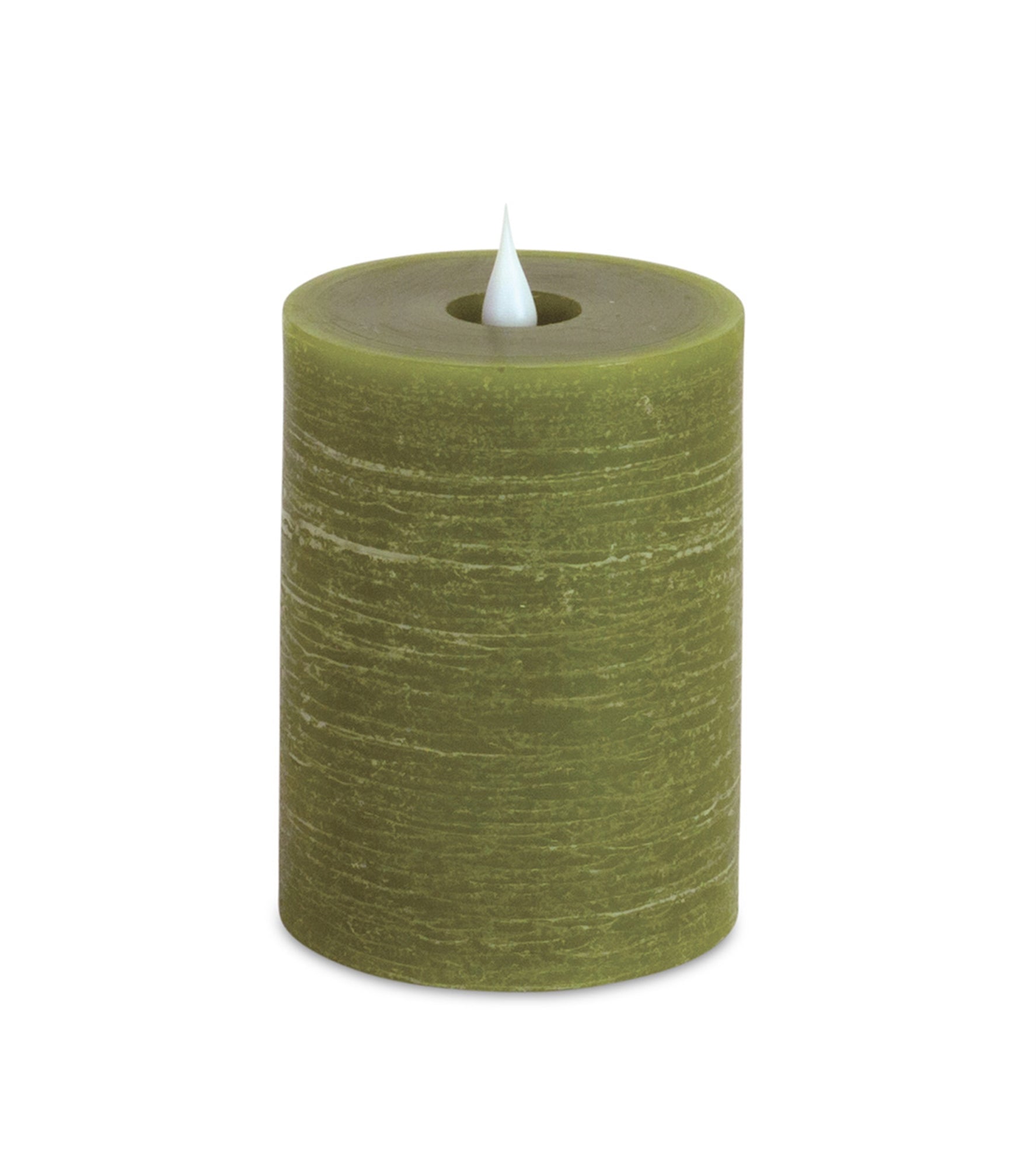 Simplux LED Designer Candle w/4 and 8 Hr Timer 3.5"D, 5.5"H Wax/ (Requires 2 C Batteries, Not