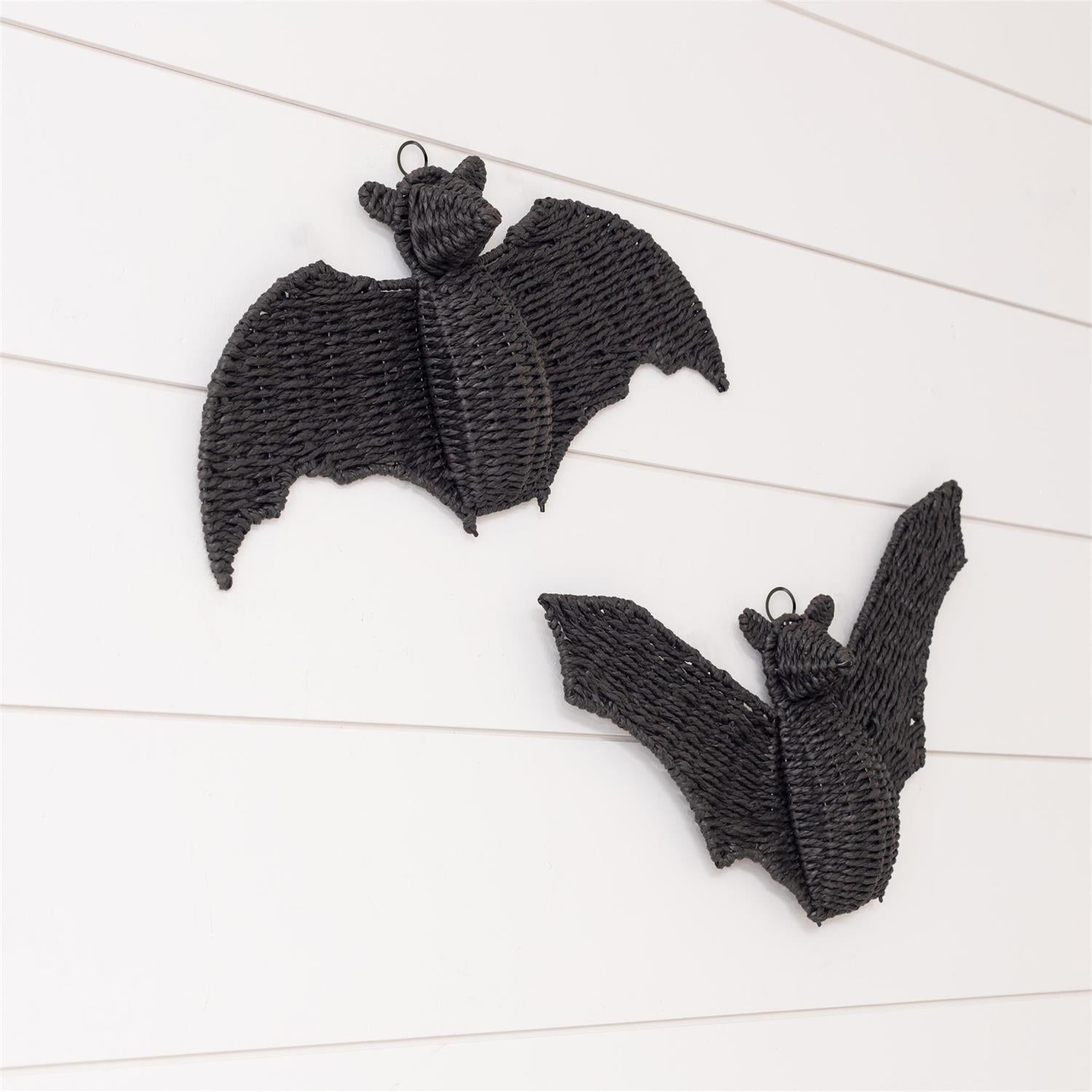 Halloween Basket Weave Bat (S/2)