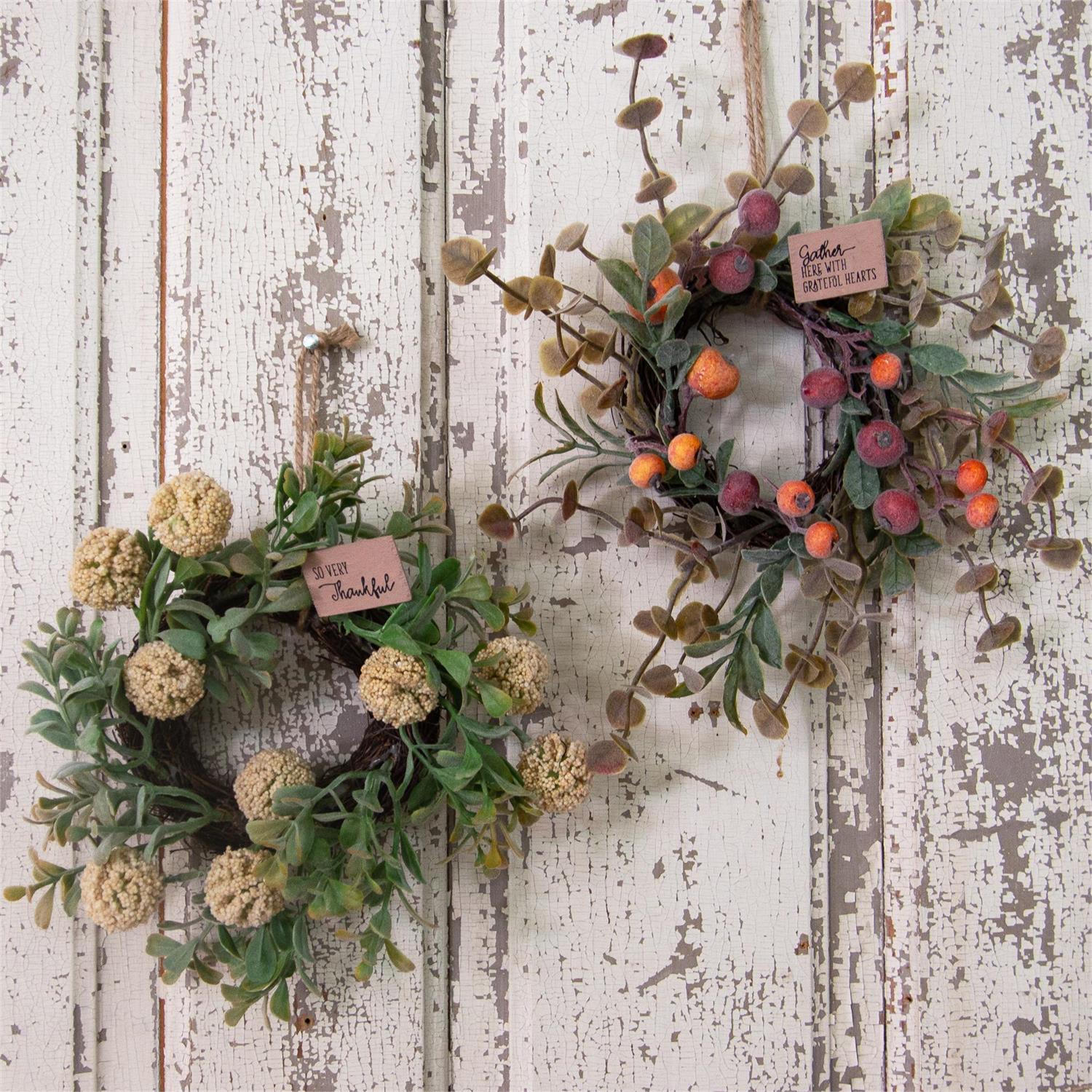 Candle Rings - Grateful and Thankful