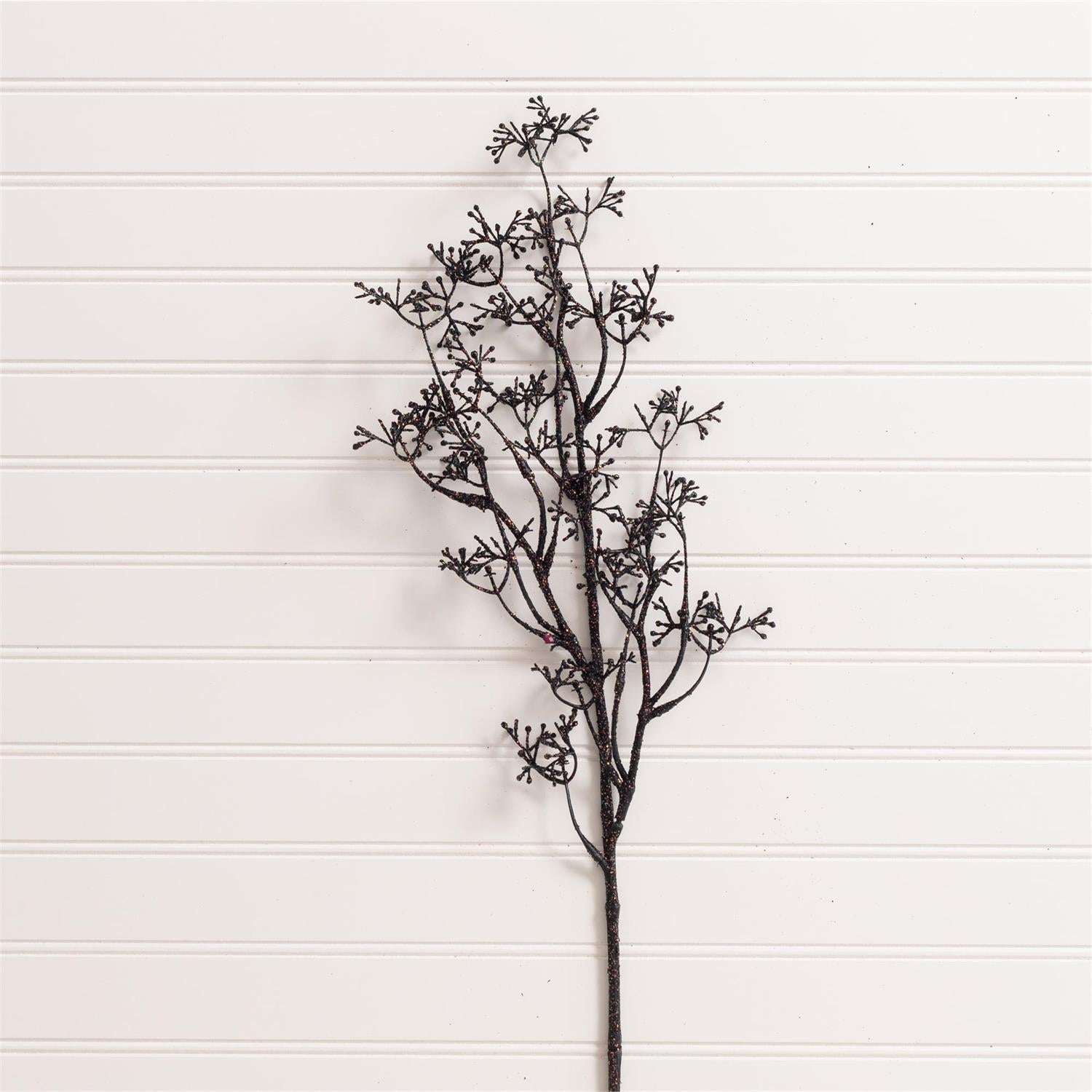 Spray - Halloween Black Patrina With Orange Glitter