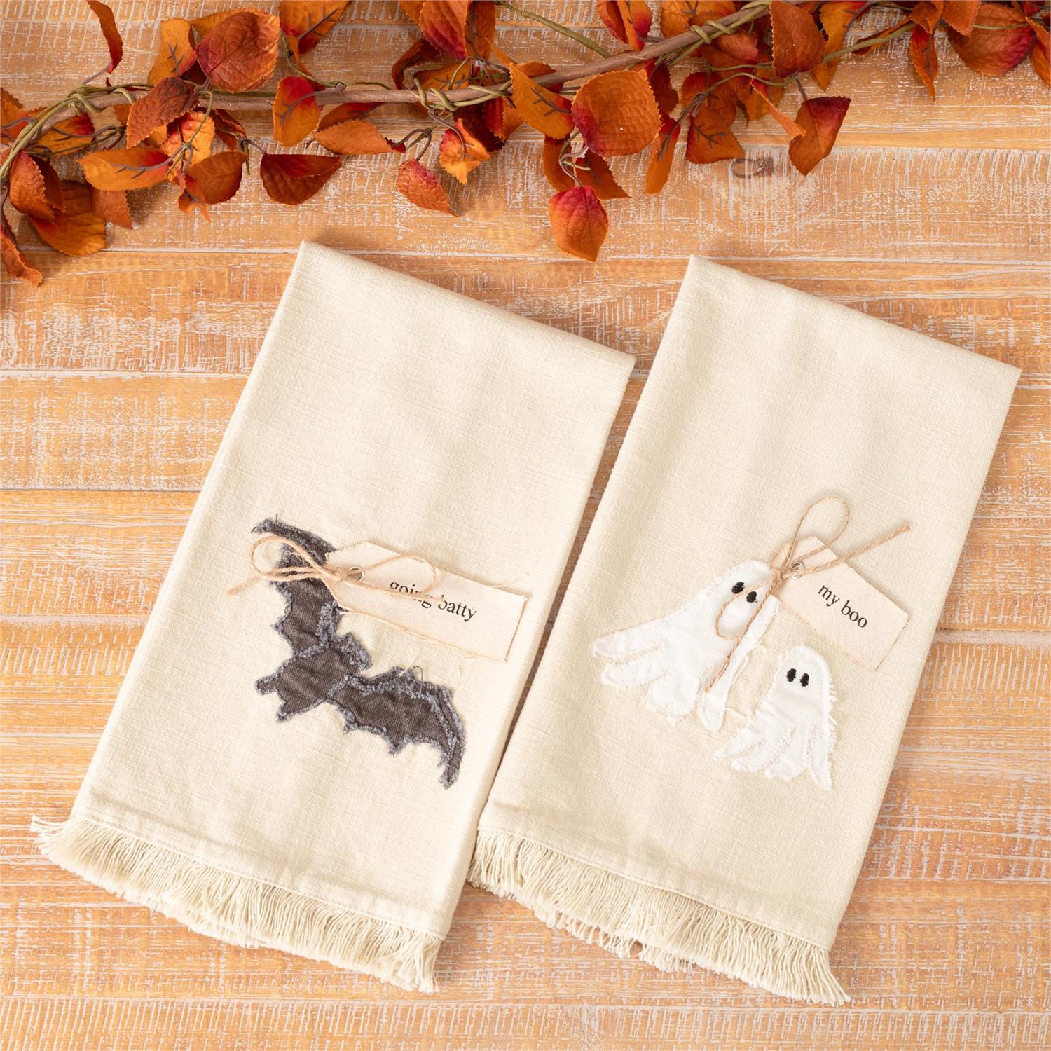 Raggedy Halloween Towels (S/2)