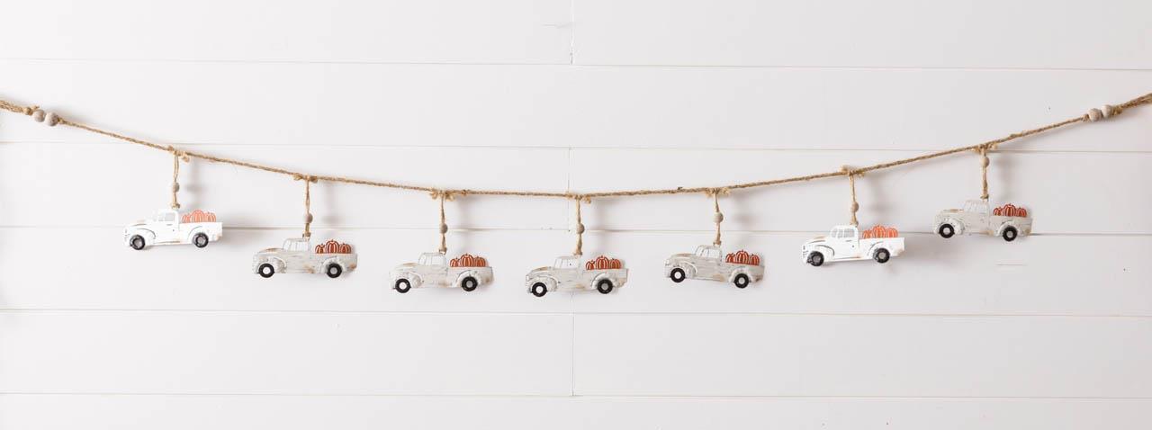 Pumpkin Truck Garland