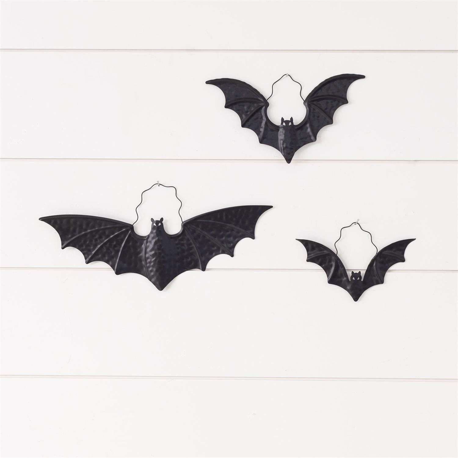 Hanging Bat Silhouettes (S/3)