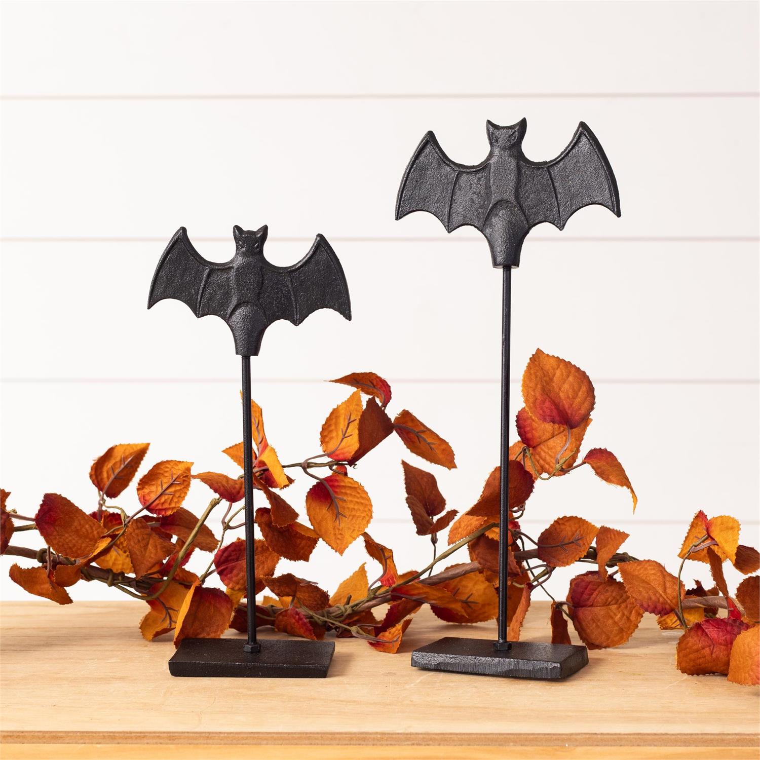 Metal Bats on Stand (S/2)