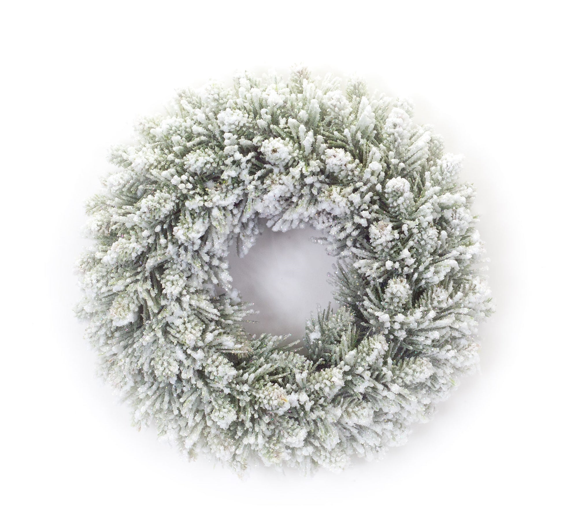 Flocked Candle Ring 11"D (fits a 3" candle)