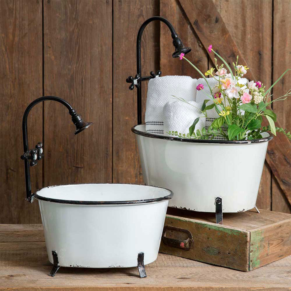 Clawfoot Tub Planters (S/2)