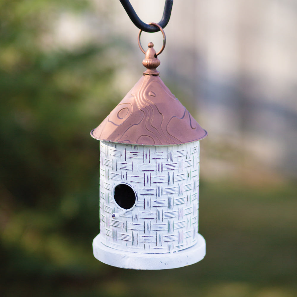 Hanging Basket Weave Pattern Birdhouse