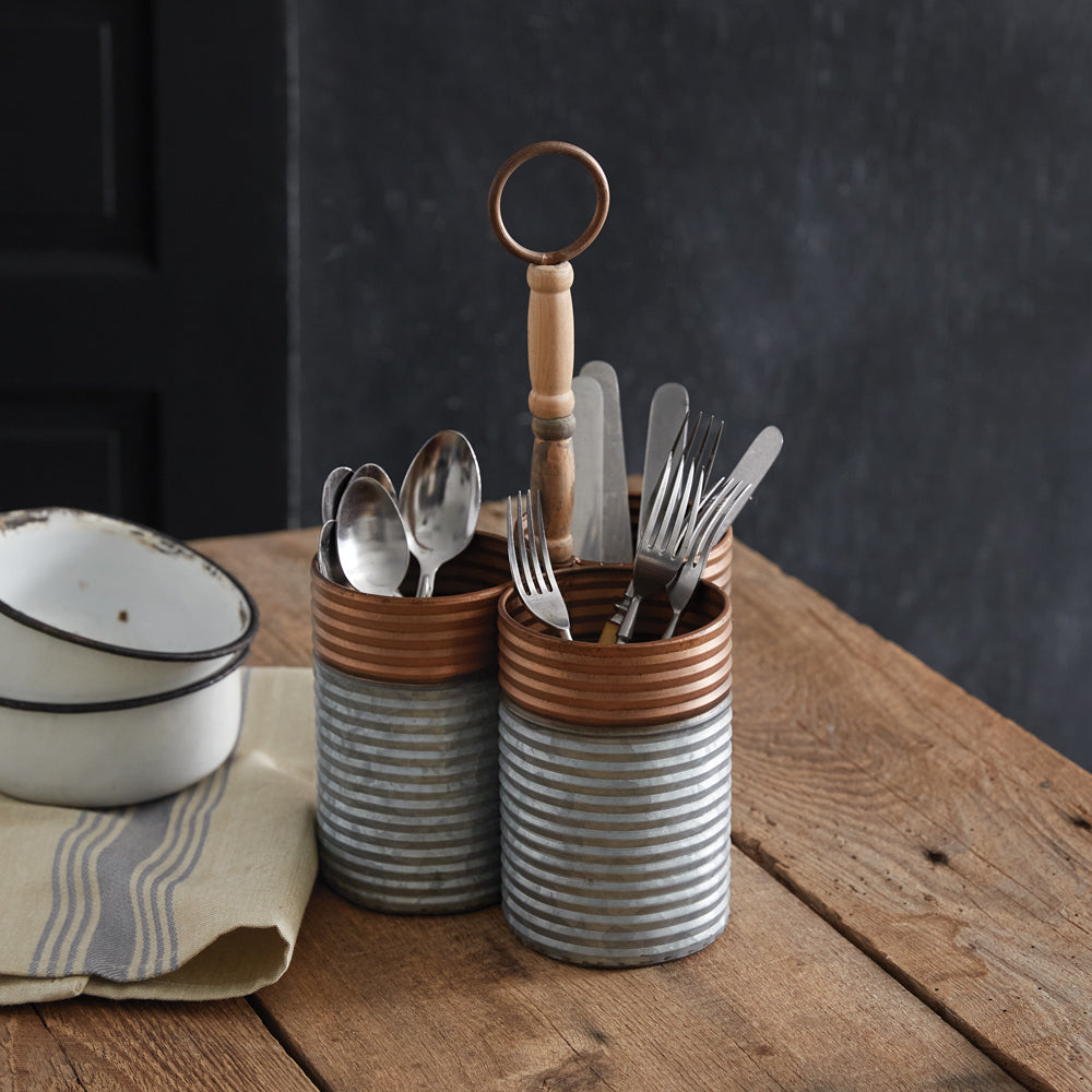 Two Tone Utensil Caddy