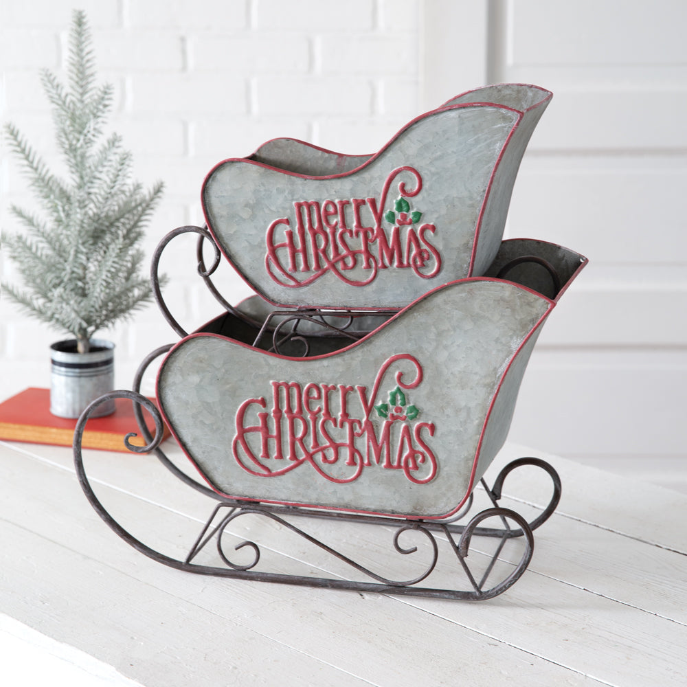 Christmas Sleighs (S/2)