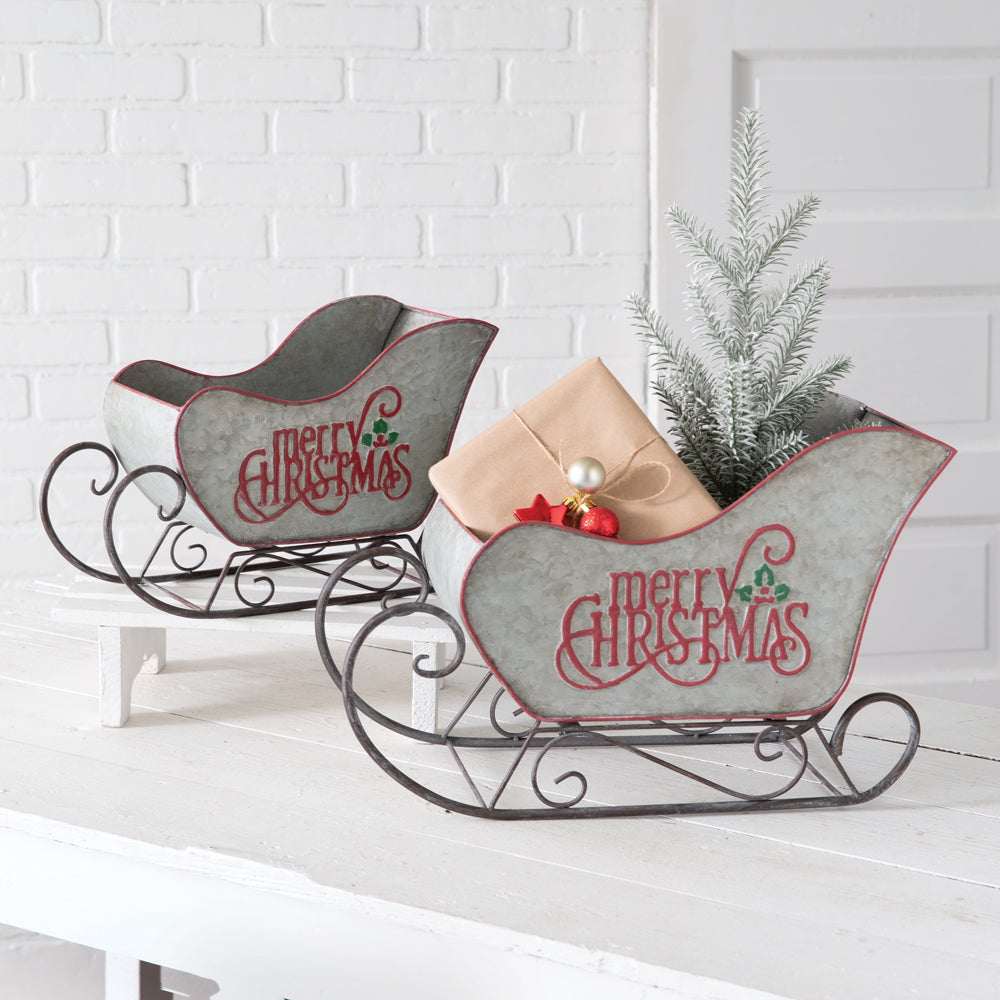 Christmas Sleighs (S/2)