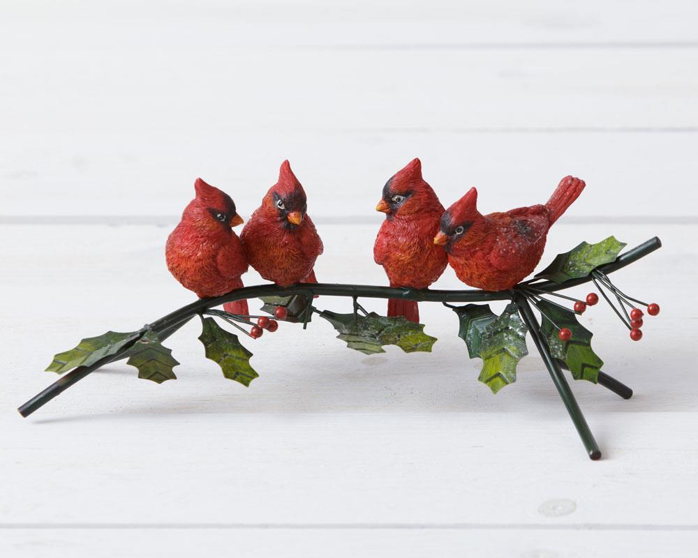 Cardinals - On Holly Branch