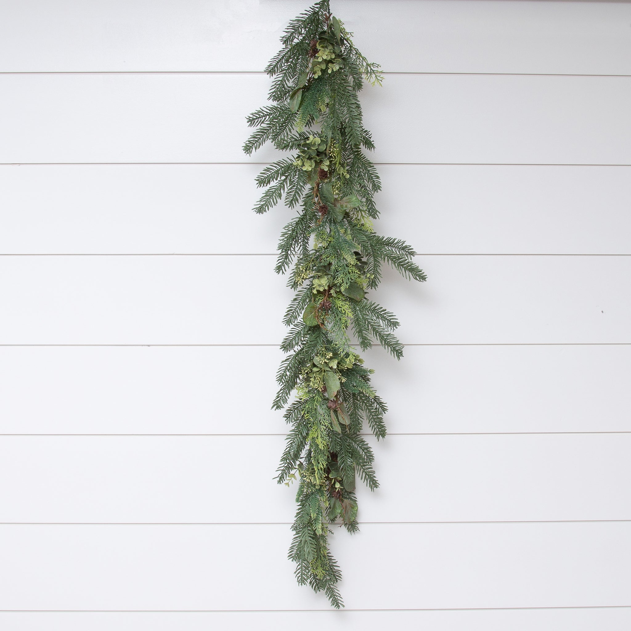 Mixed Winter Greens Garland