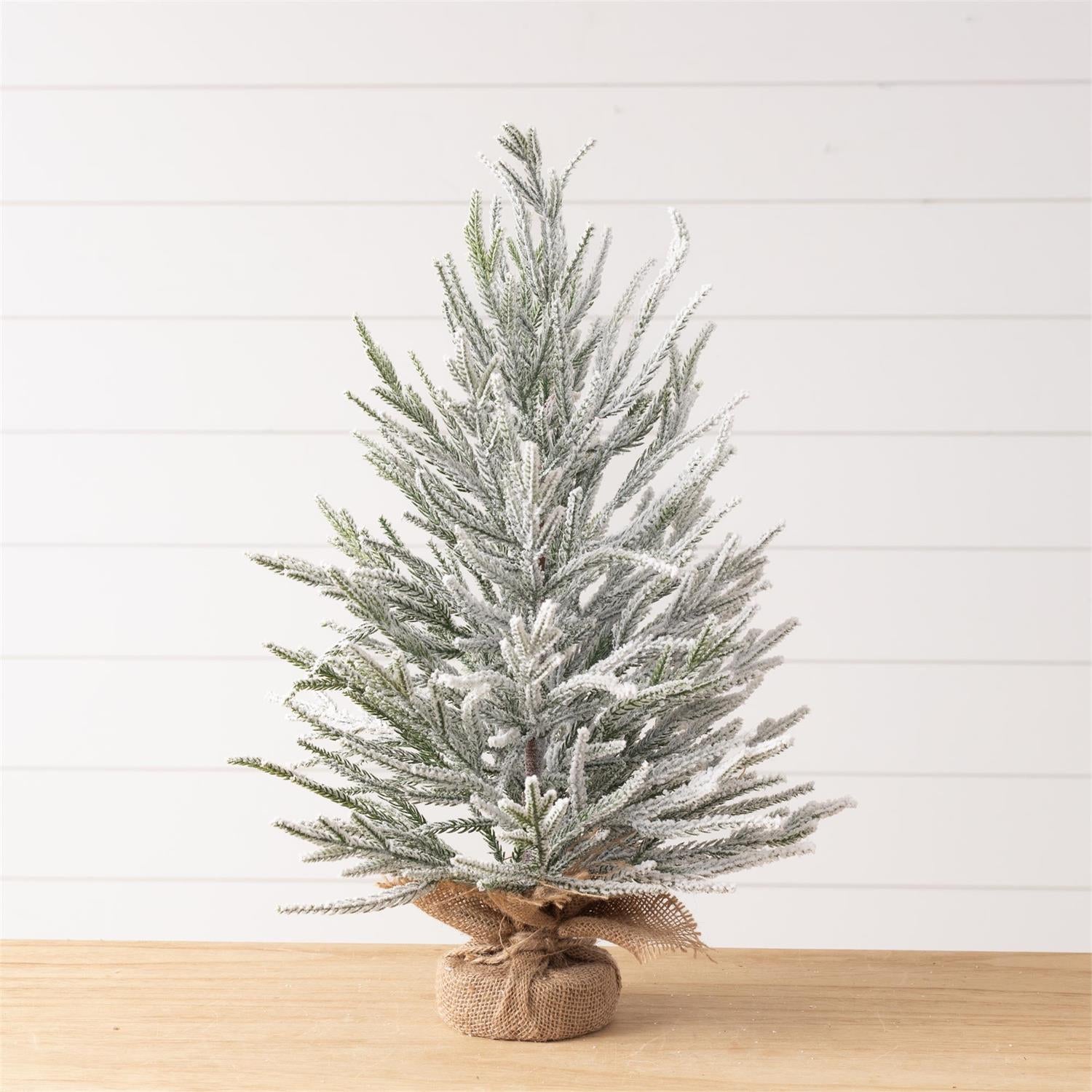 Flocked Christmas Tree (S)