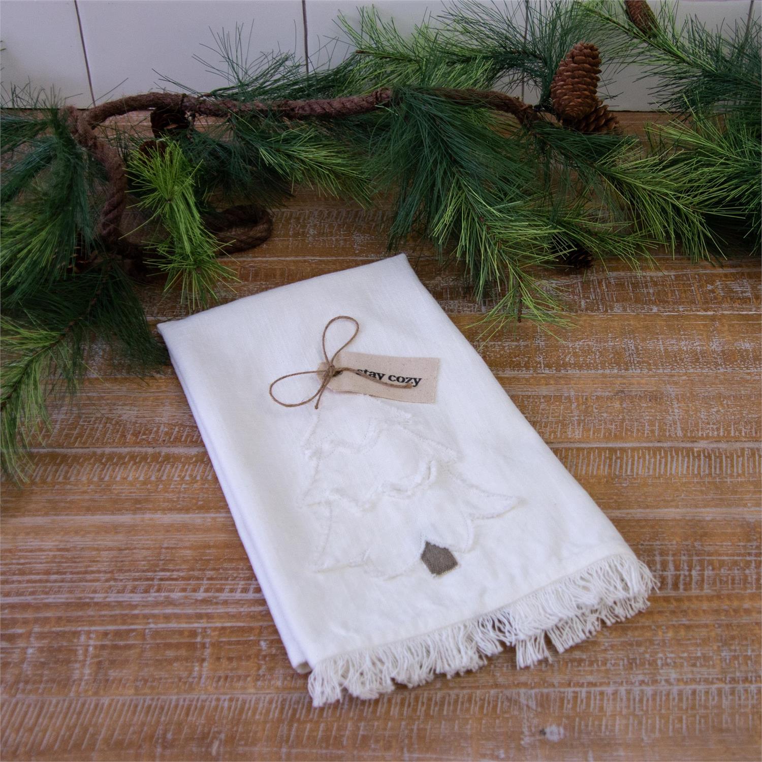 Shabby Chic Tree Towel (S/2)