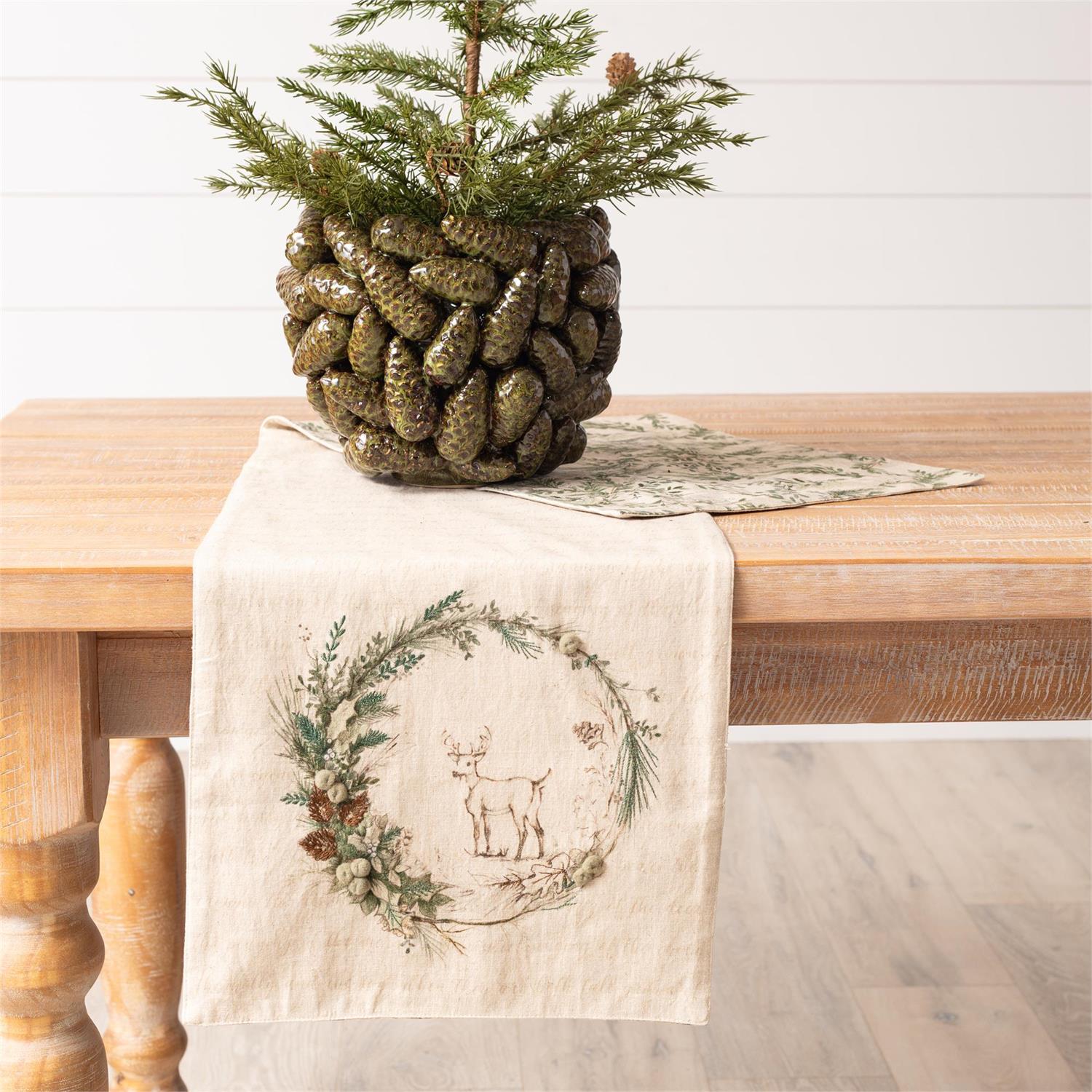 Holly And Ivy Reversible Table Runner