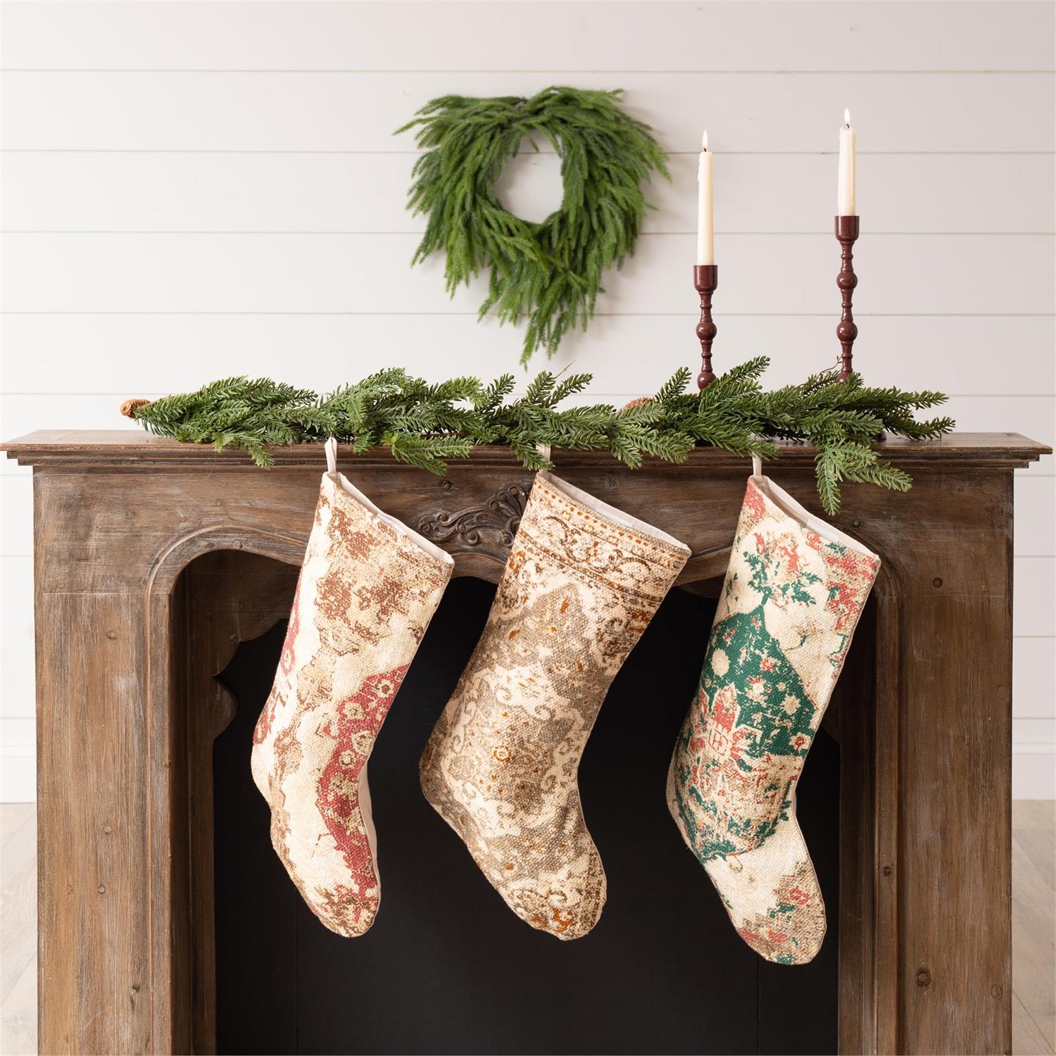 Persian Rug Patterned Stockings (S/3)