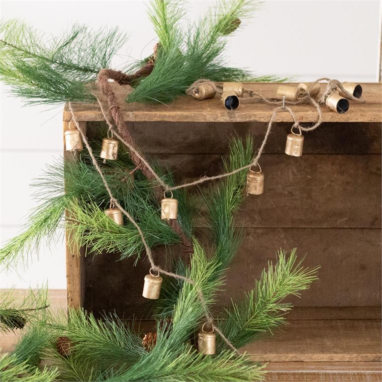 Gold Brass Bell Garland