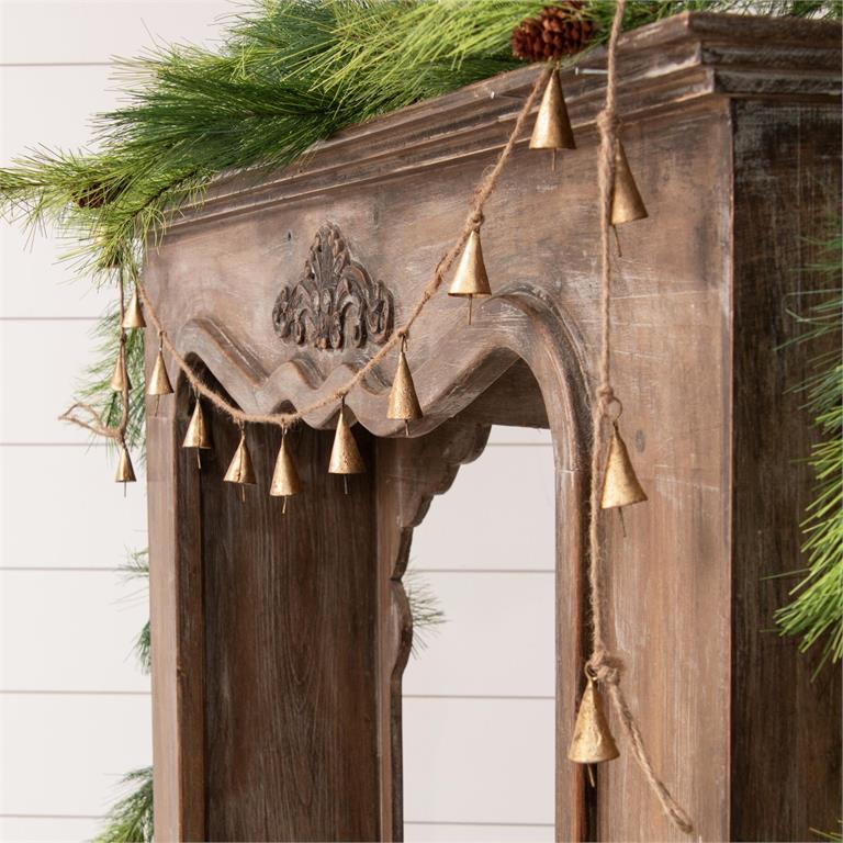 Gold Tone Mini Bells Garland