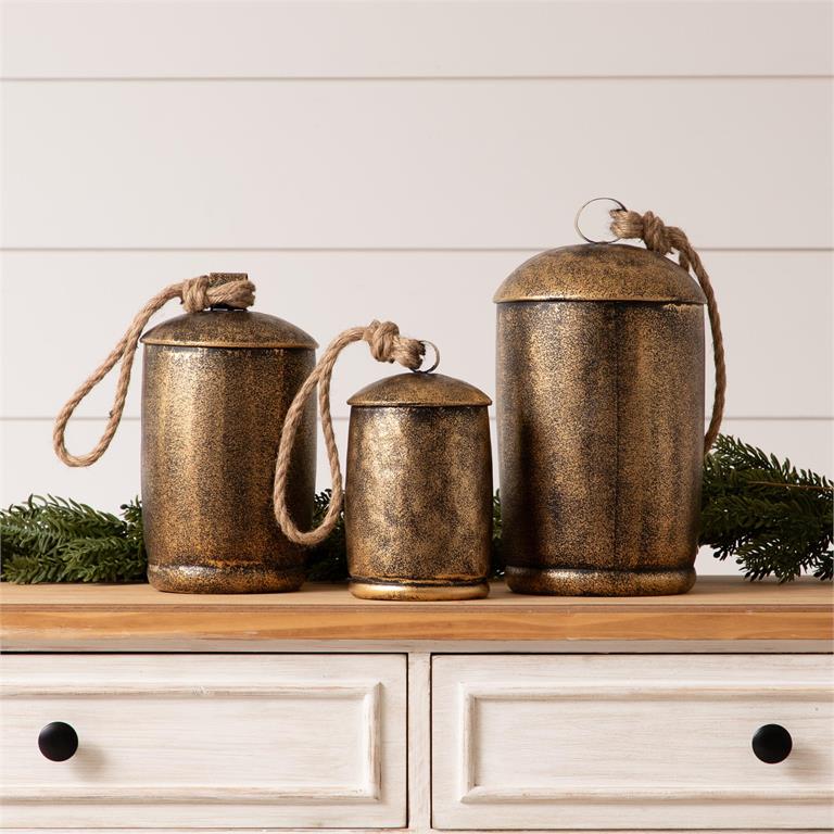 Gold Bells With Ropes