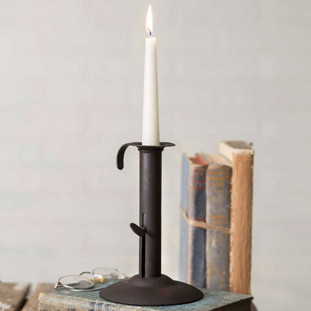 Small Hog Scraper Candle Holder