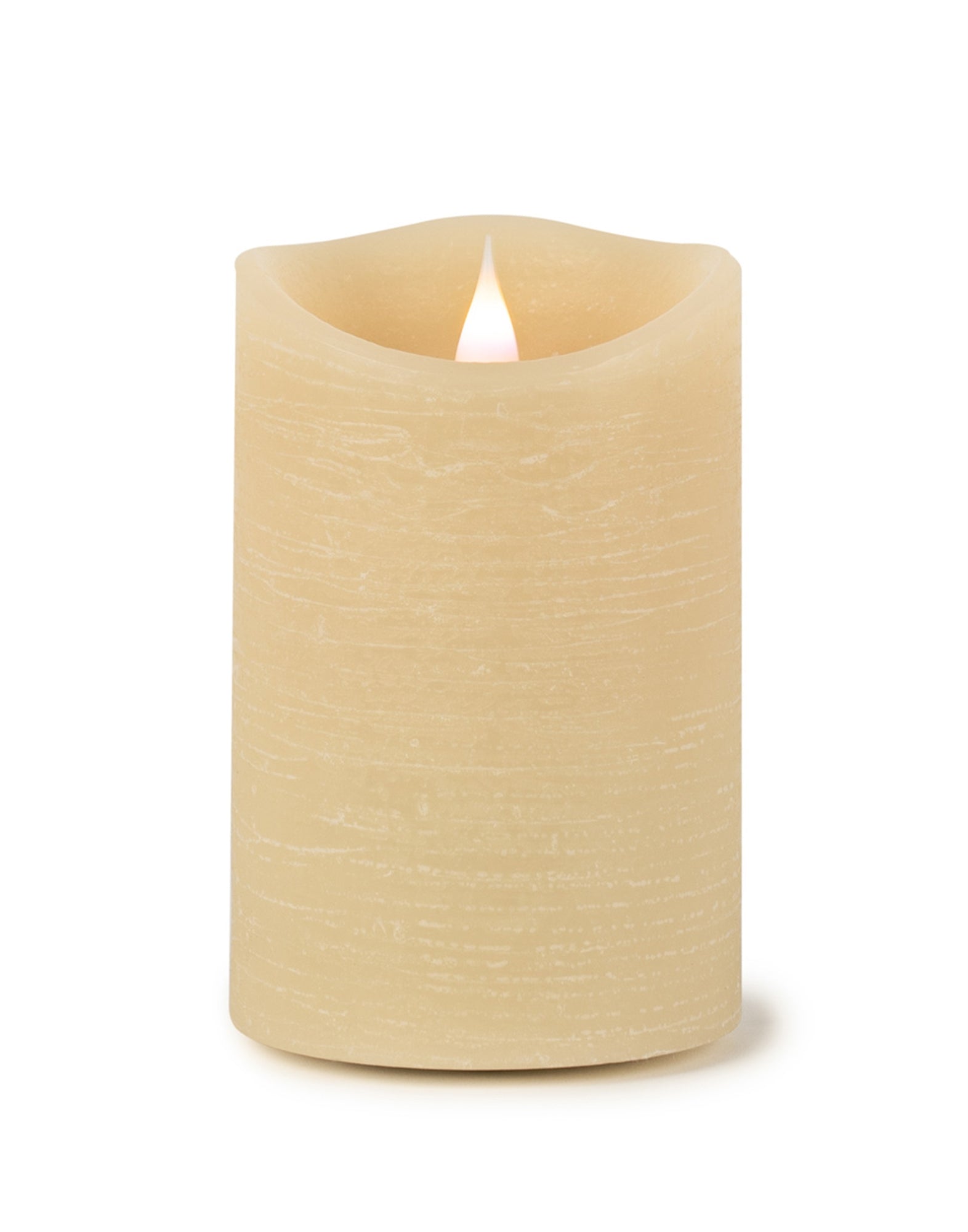Simplux LED Designer Candle w/4 and 8 Hr Timer 3.5" x 5.5"H Wax/ (Requires 2 C Batteries, Not