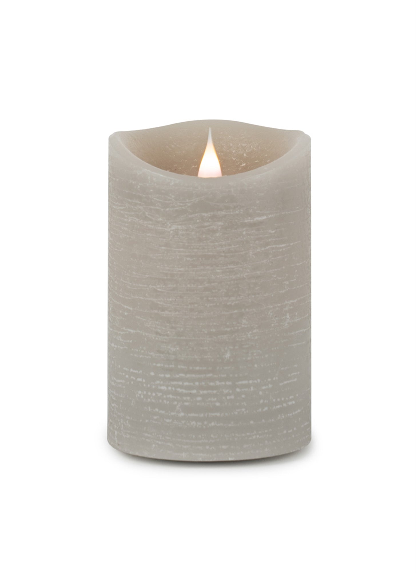 Simplux LED Designer Candle w/4 and 8 Hr Timer 3.5" x 5.5"H Wax/ (Requires 2 C Batteries, Not