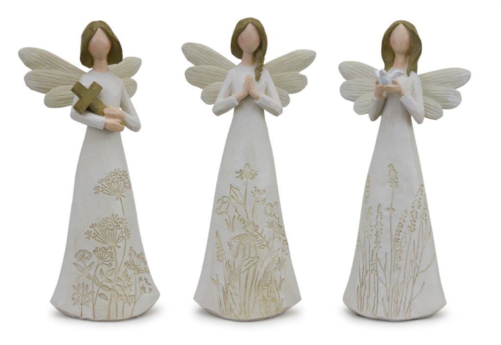 Angel (3 Asst) 8.75"H Resin