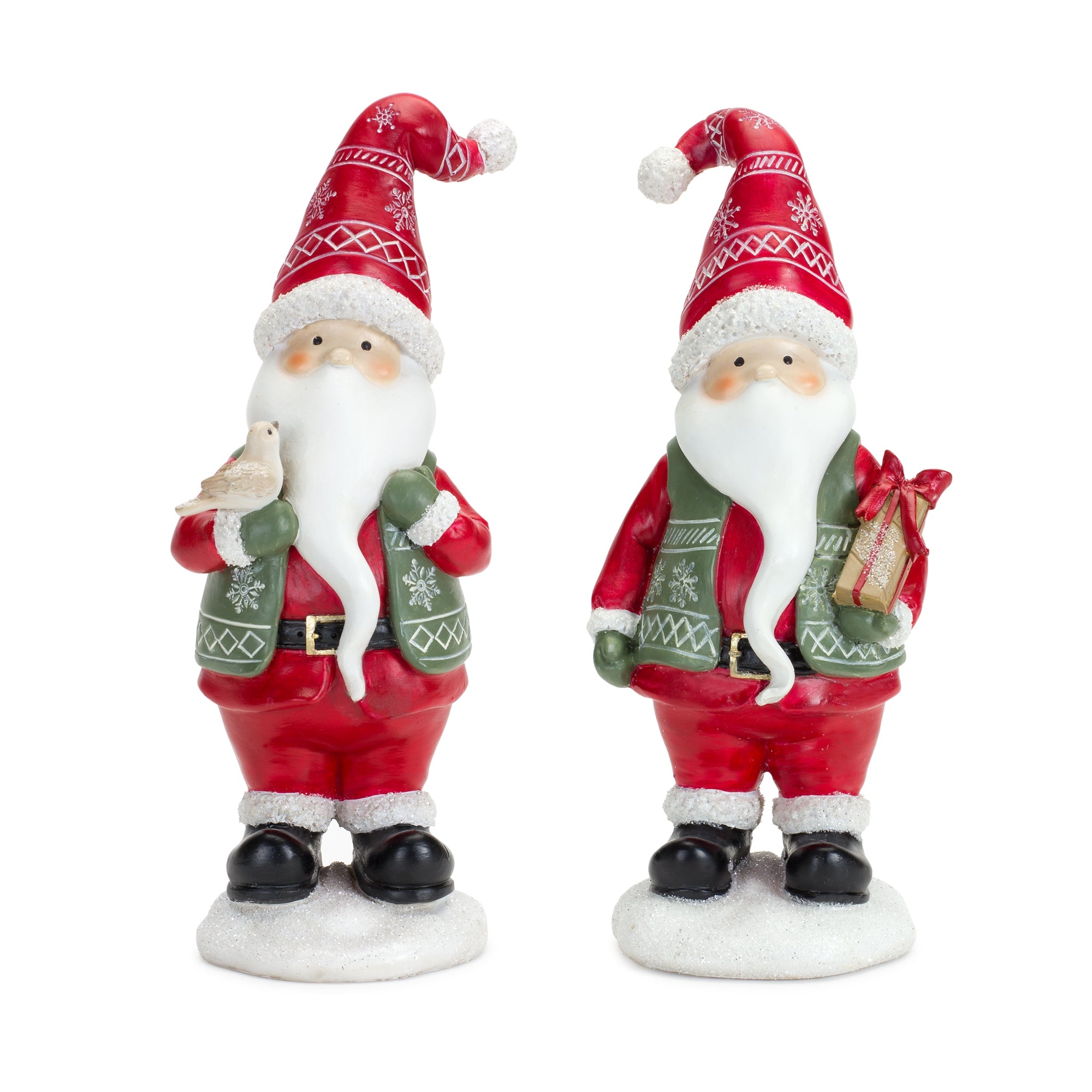 Santa (2 Asst) 8.5”H Resin