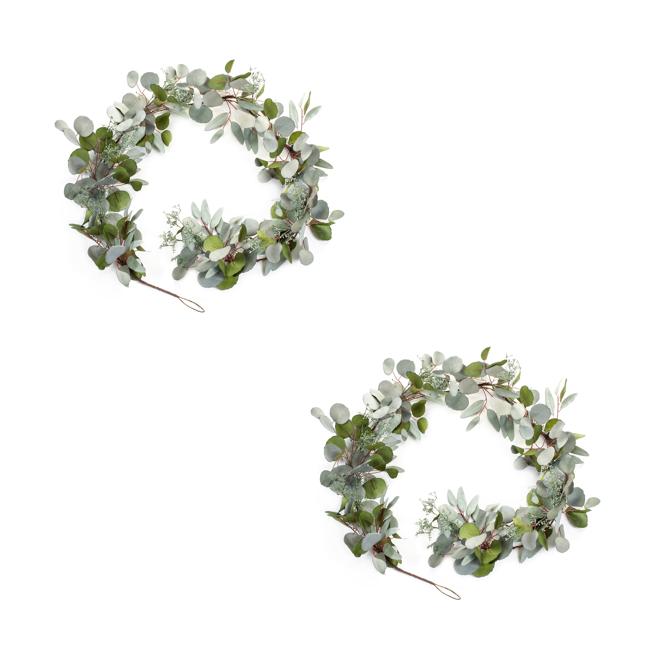 Seeded Mixed Eucalyptus Foliage Garland (Set of 2)
