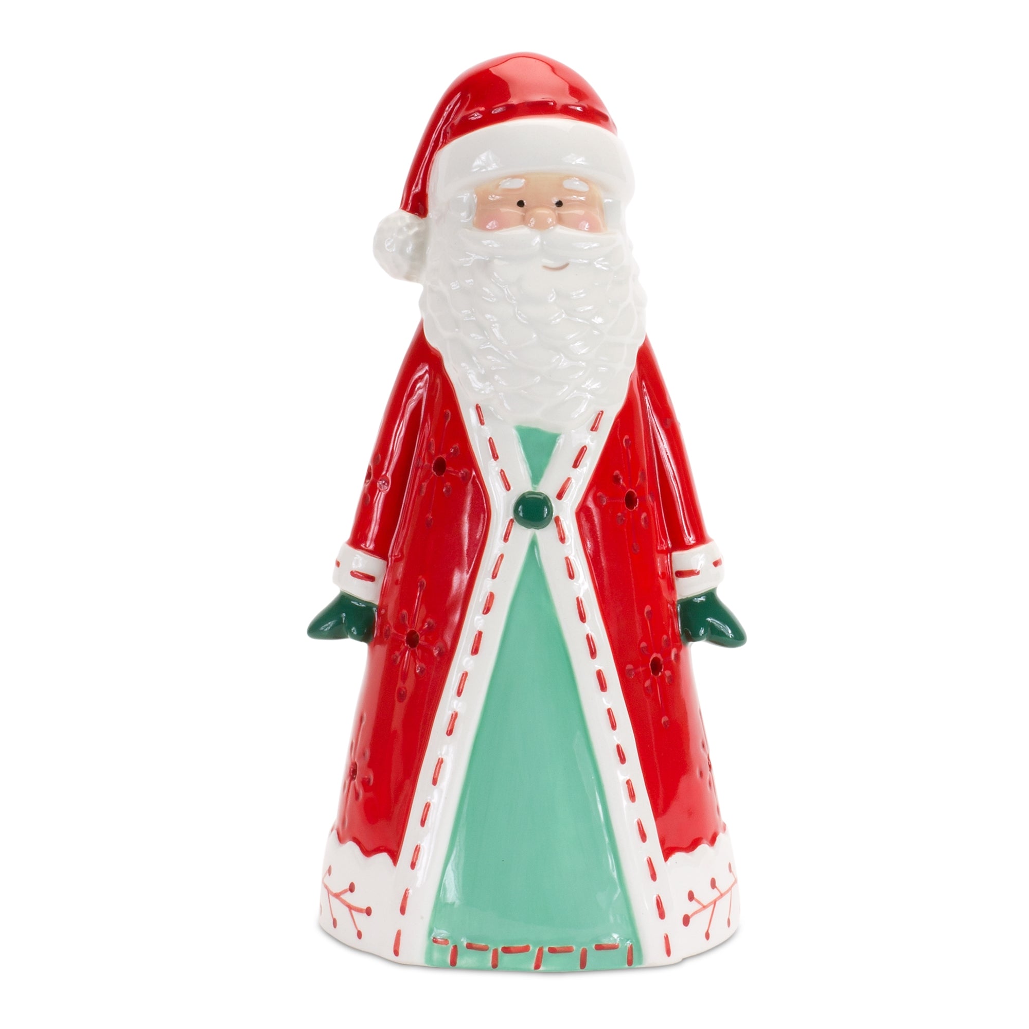 Ceramic Santa Tea Light Holder
