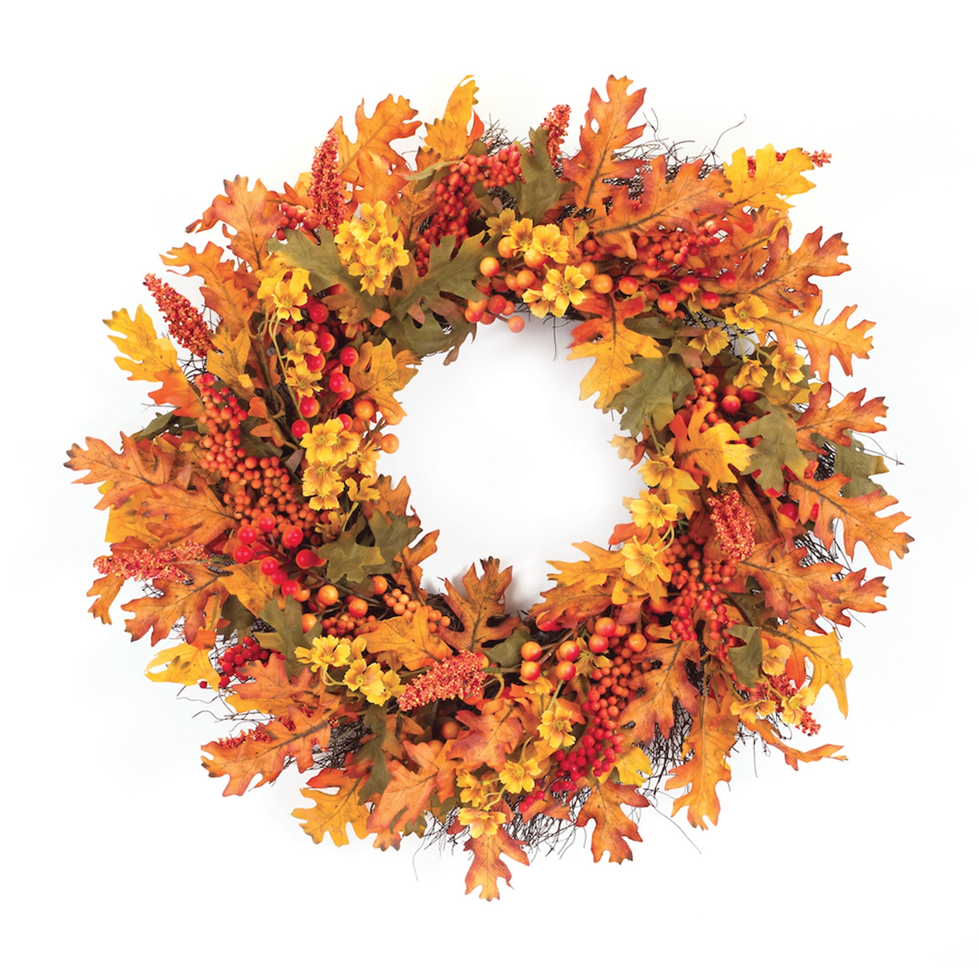 Oak Leaf & Berry Wreath