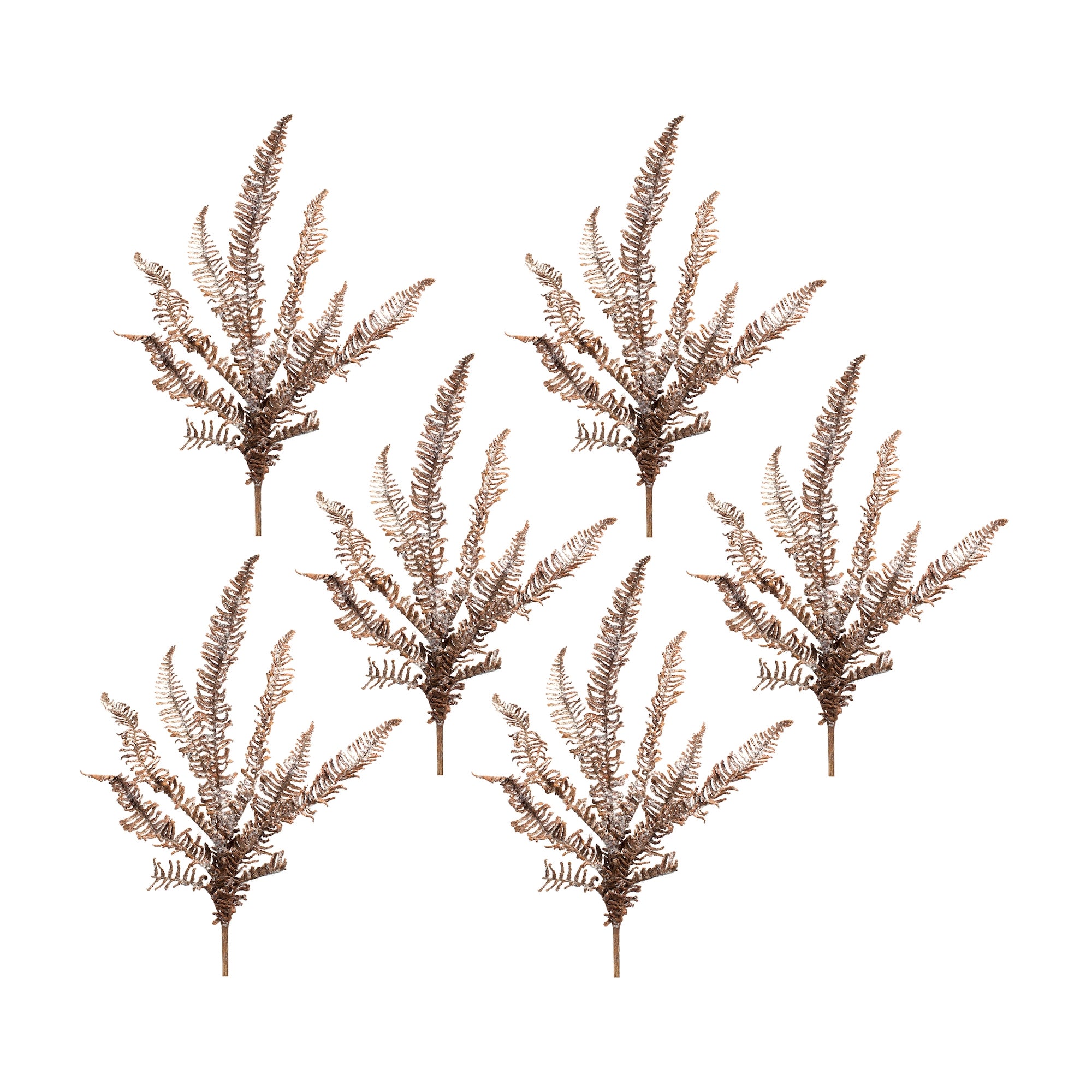Icy Winter Fern Spray (Set of 6)