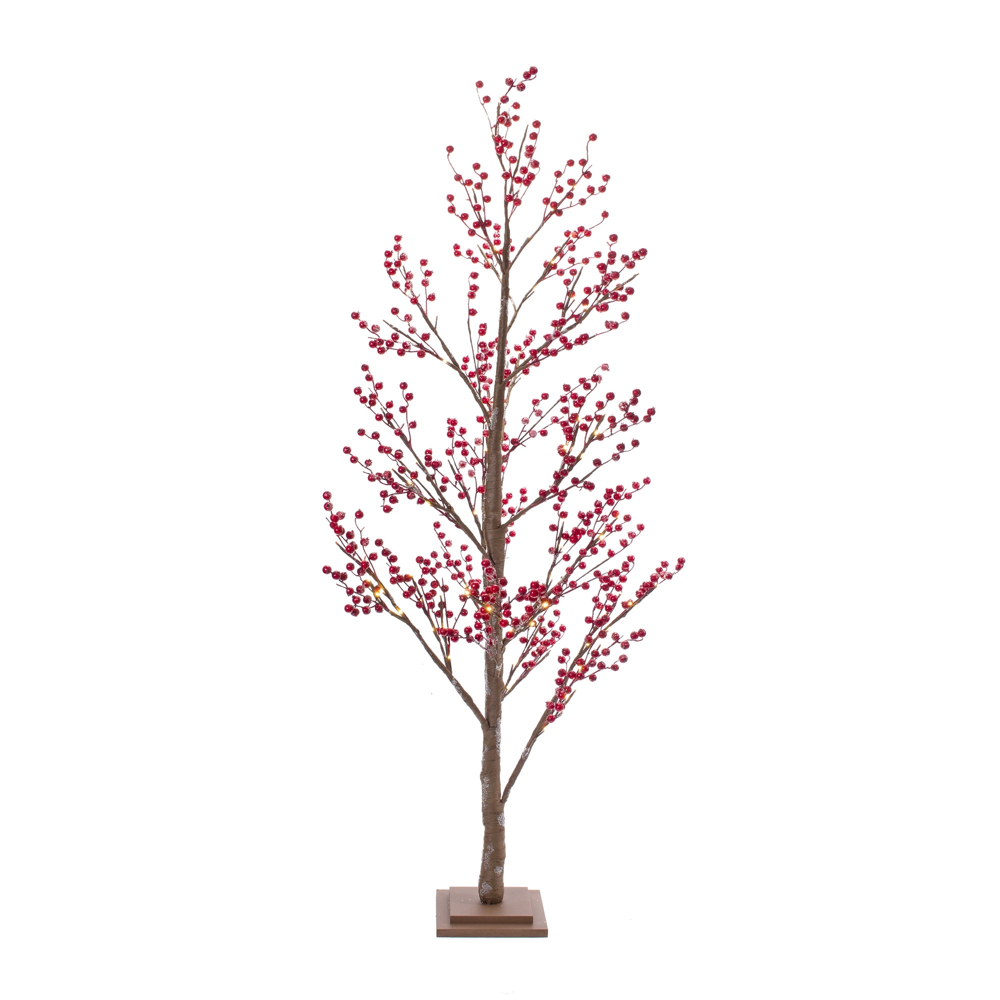 LED and Berry Tree Paper/Foam 60”H