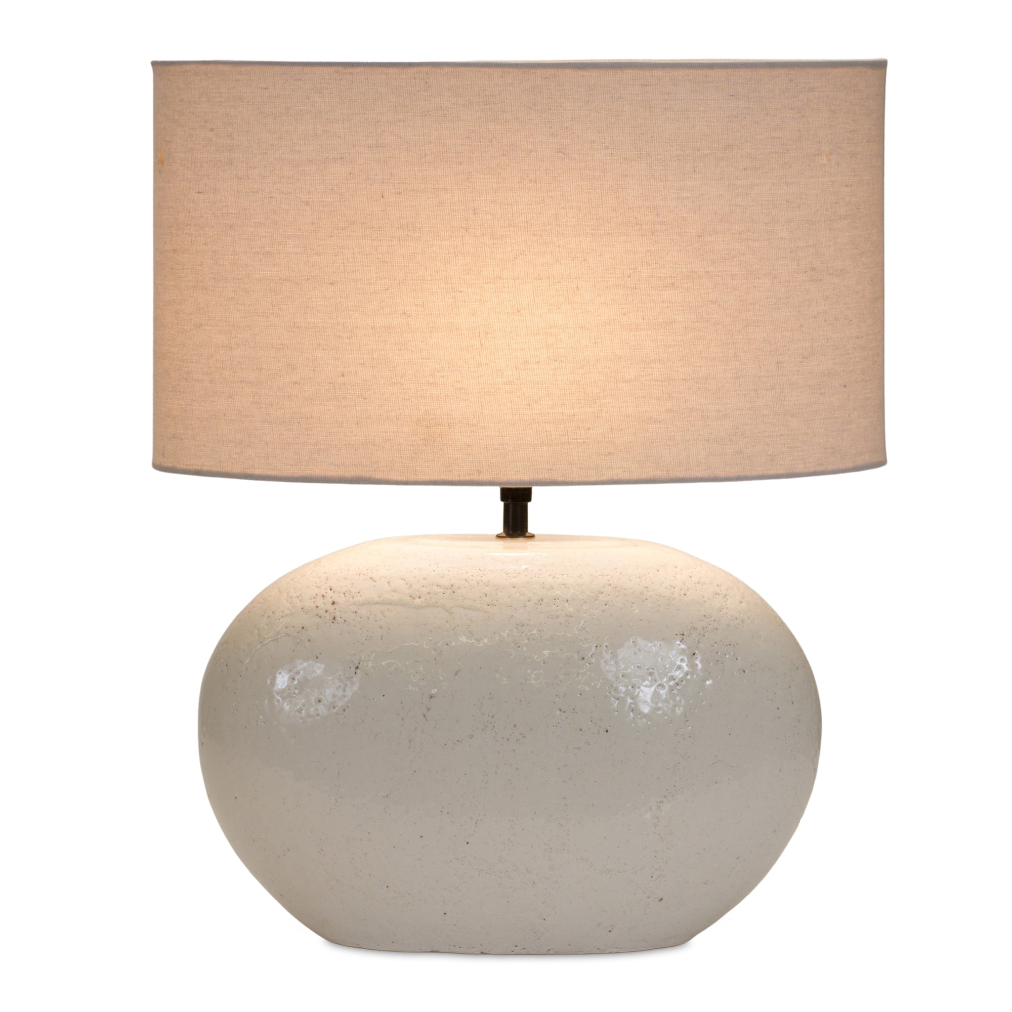 Table Lamp 20.5”H Terra Cotta/Linen