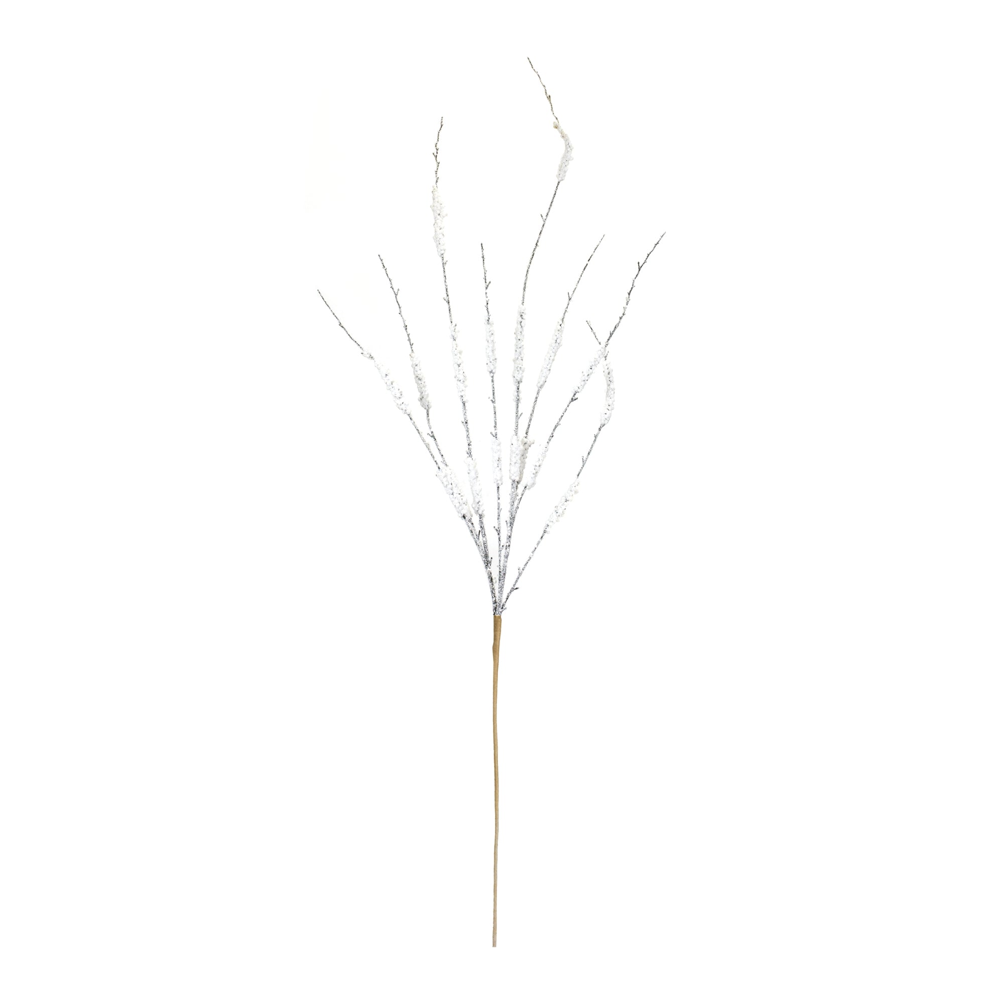 Flocked Tinsel Branch (Set of 12)