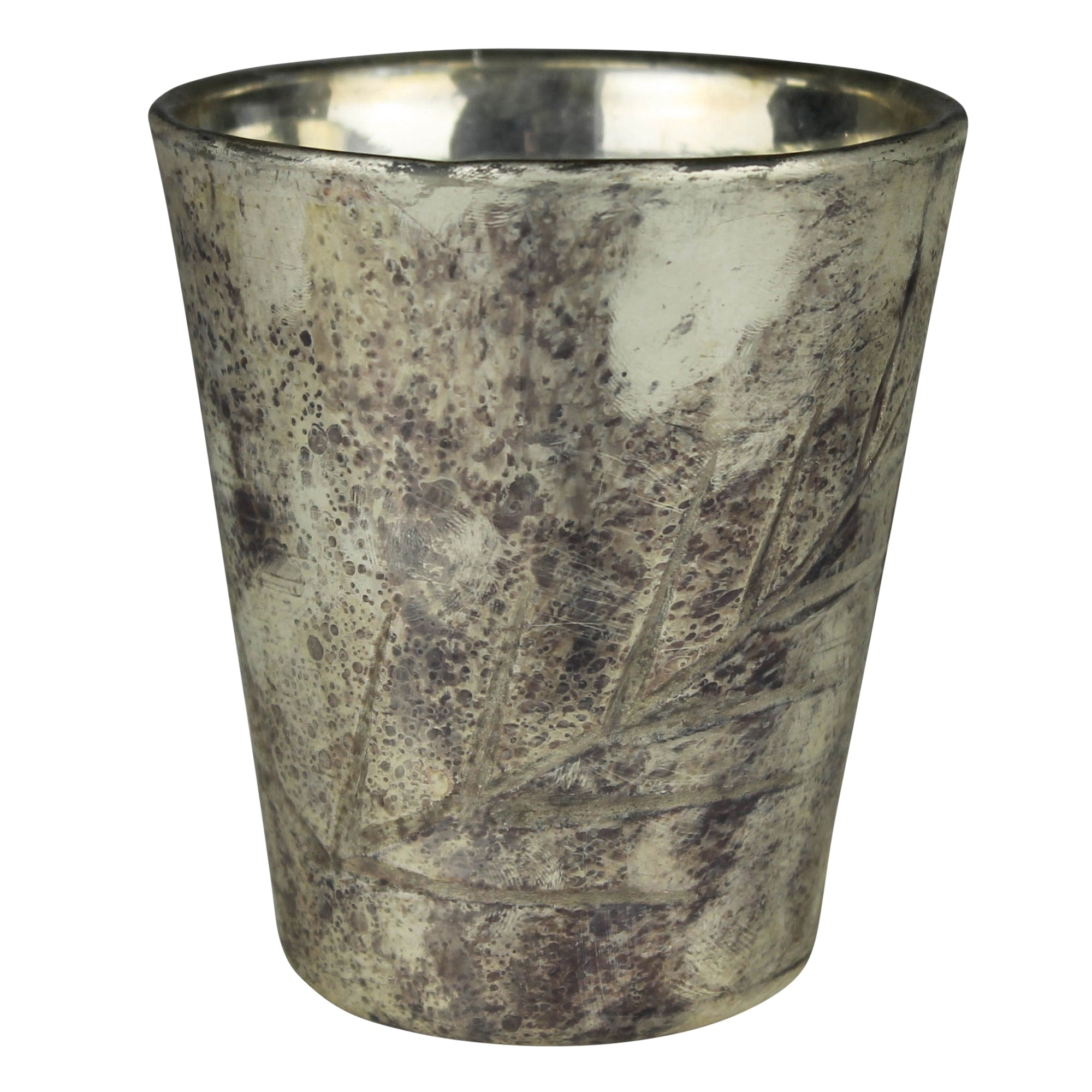 Robles Votive, Silver, Glass