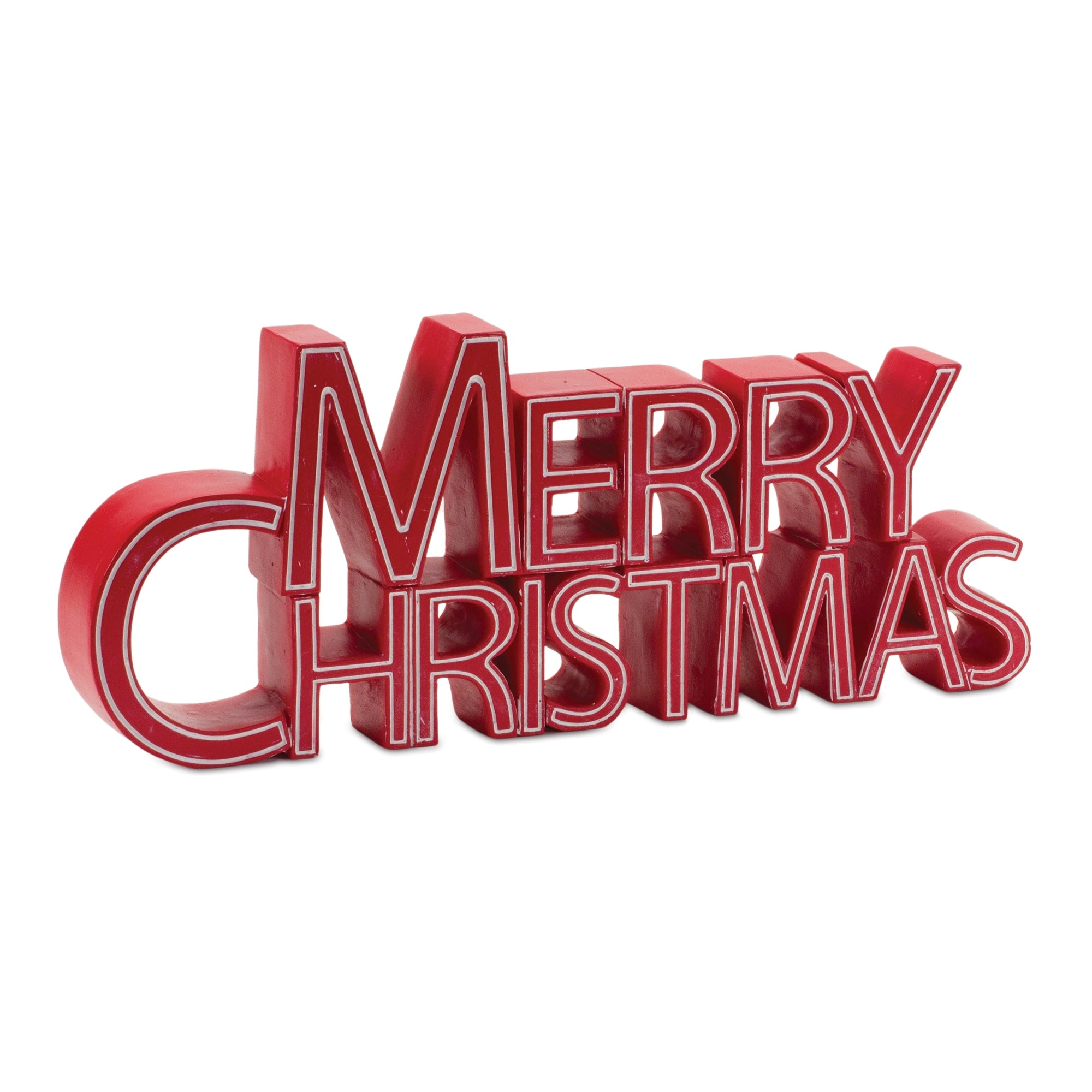 Merry Christmas Tabletop Sign 11"L