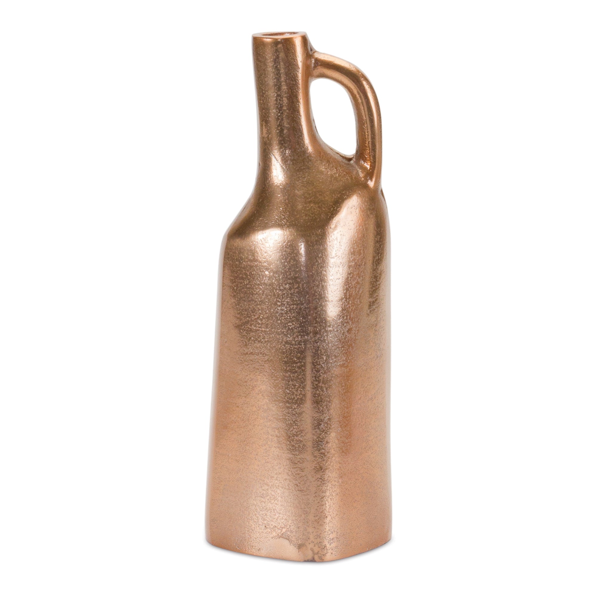 Copper Metal Bottle Vase 12"H