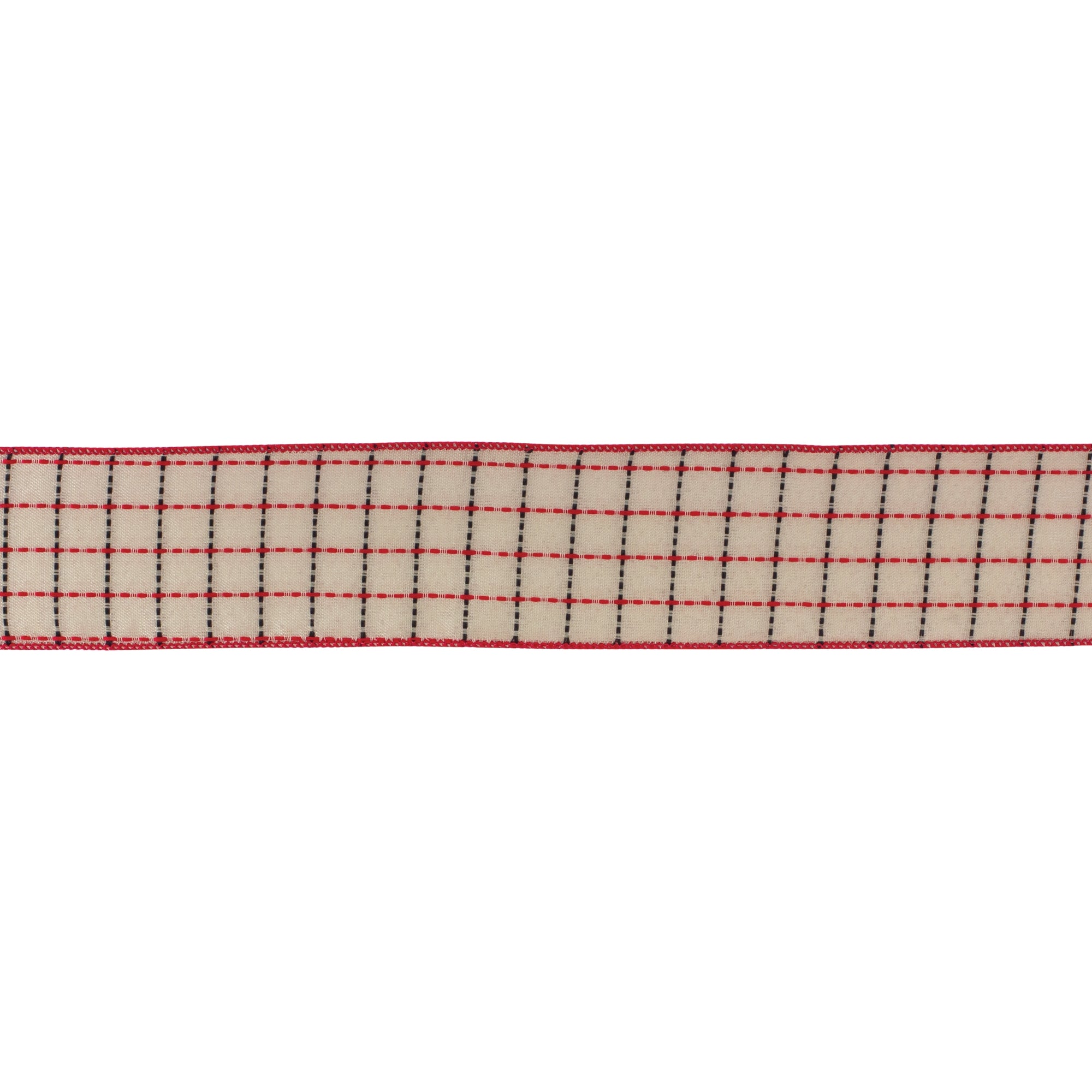 Tattersall Plaid Ribbon (Set of 6) 2.5" x 10 Yds.