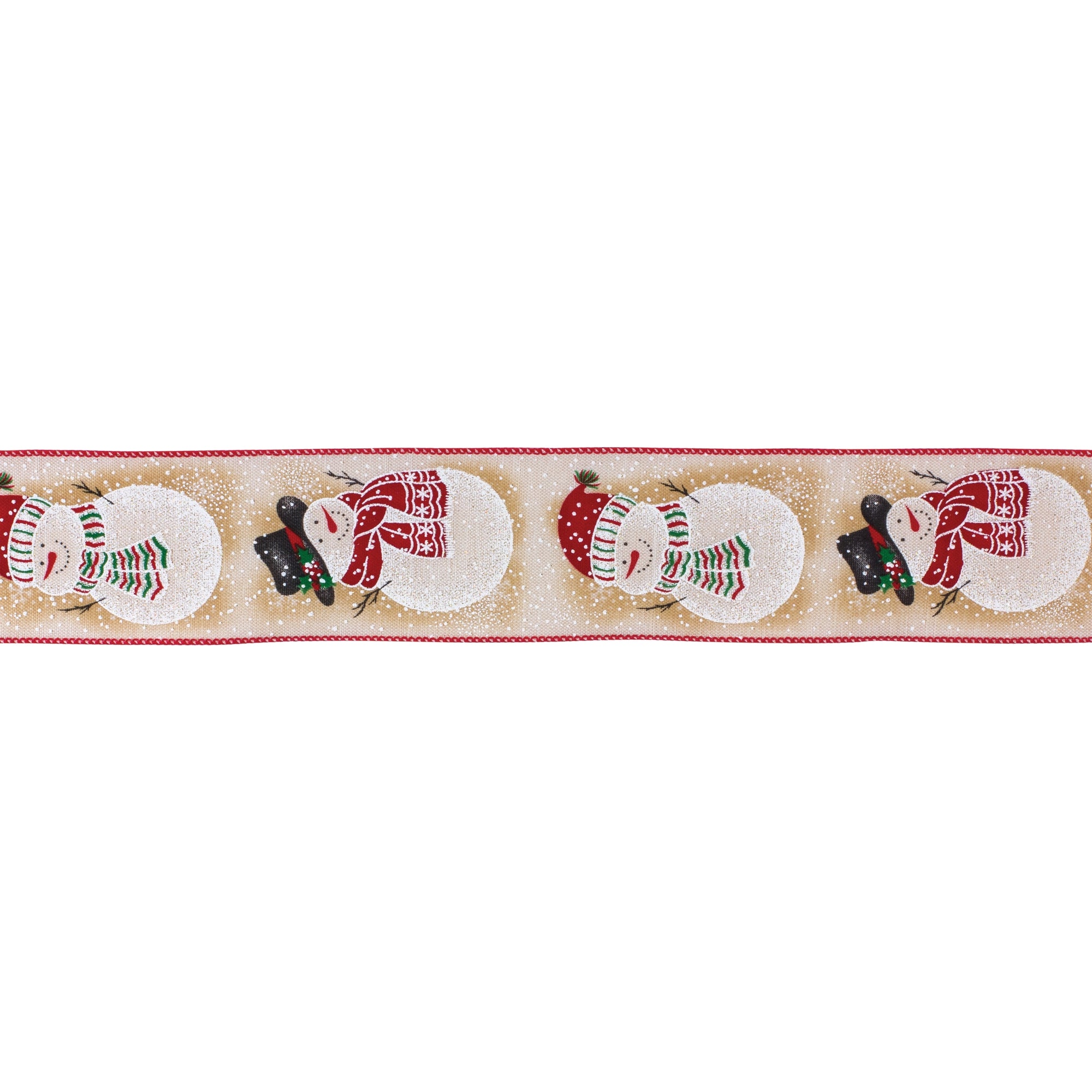 Whimsical Snowman Ribbon (Set of 2) 2.5" x 10 Yds.