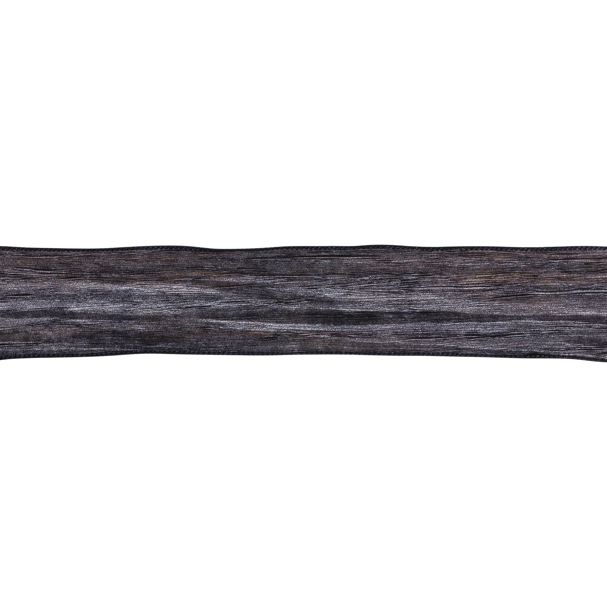 Metallic Black and Silver Ribbon (Set of 2) 2.5" x 10 Yds.