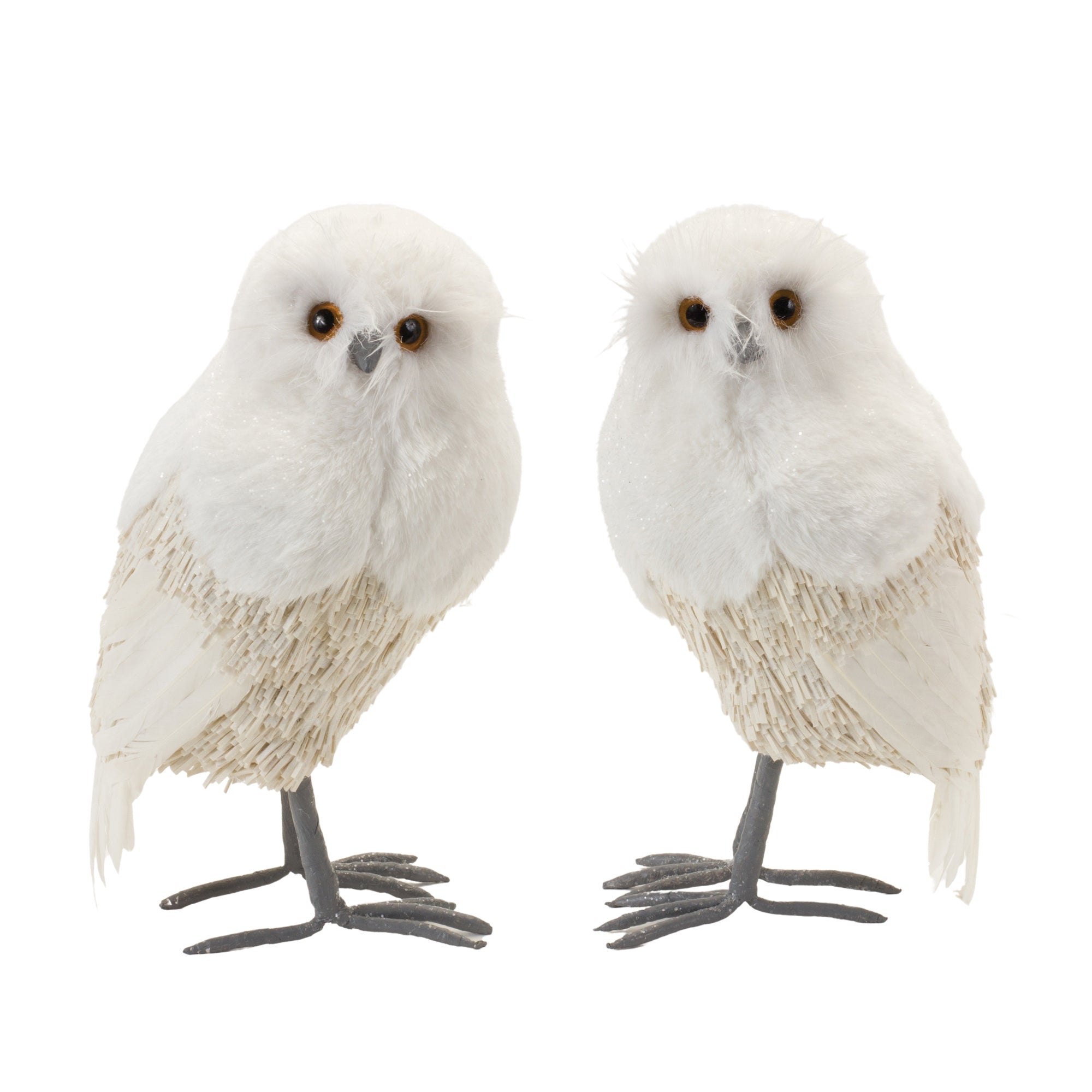 Winter Owl Décor (Set of 2)