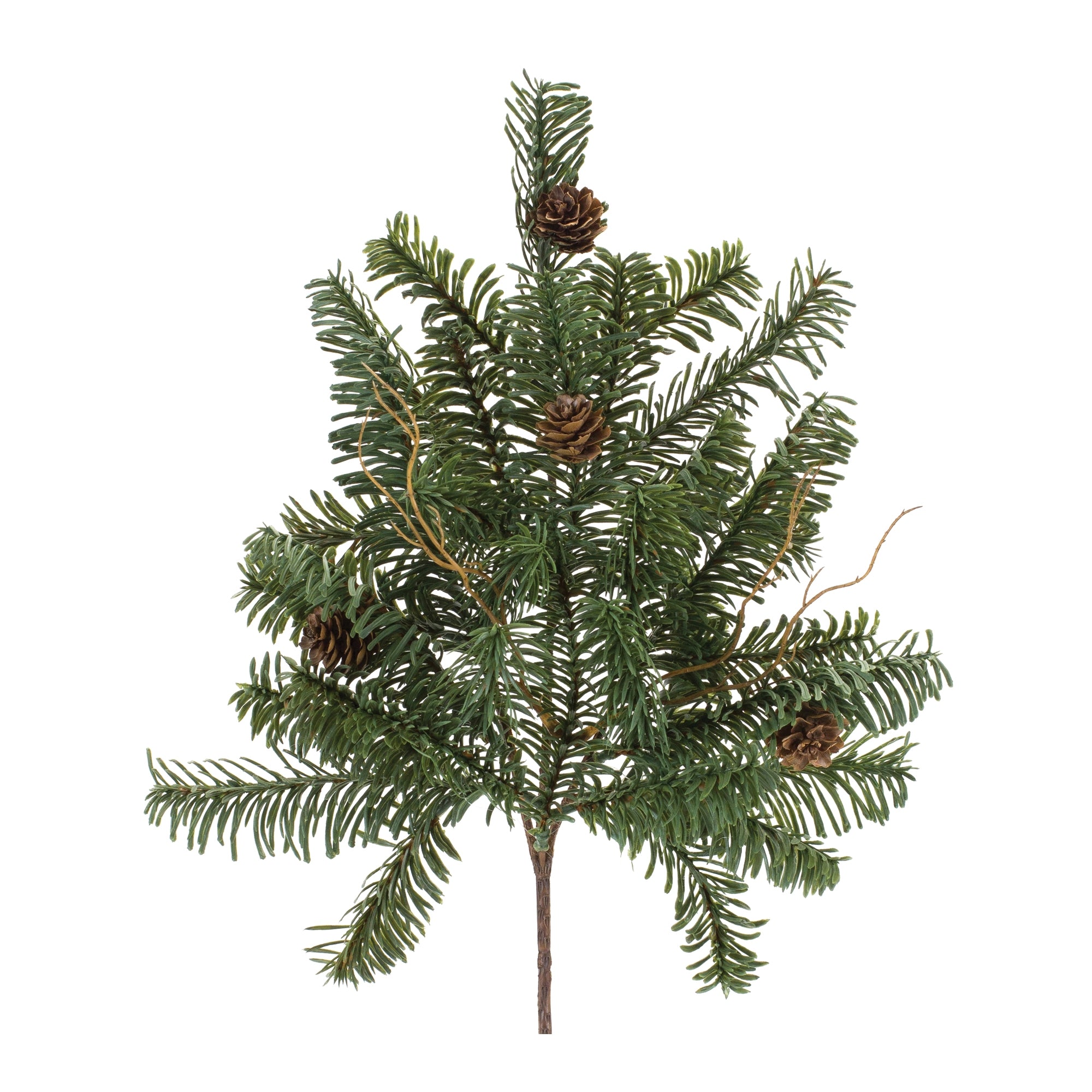 Pine Spray with Pinecones (Set of 6)