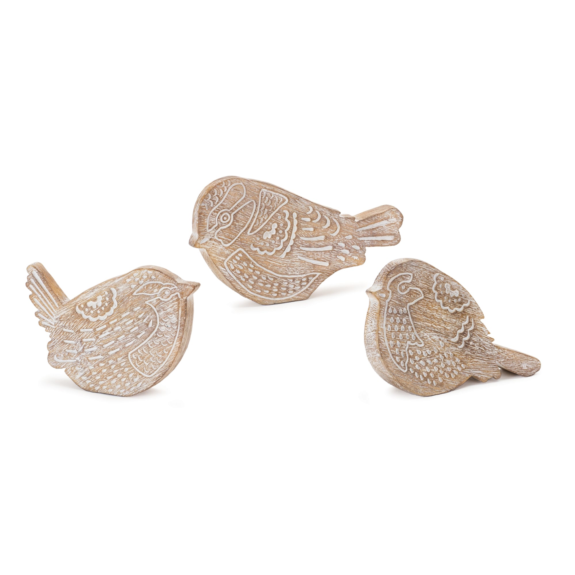 Etched Bird Décor (Set of 3)