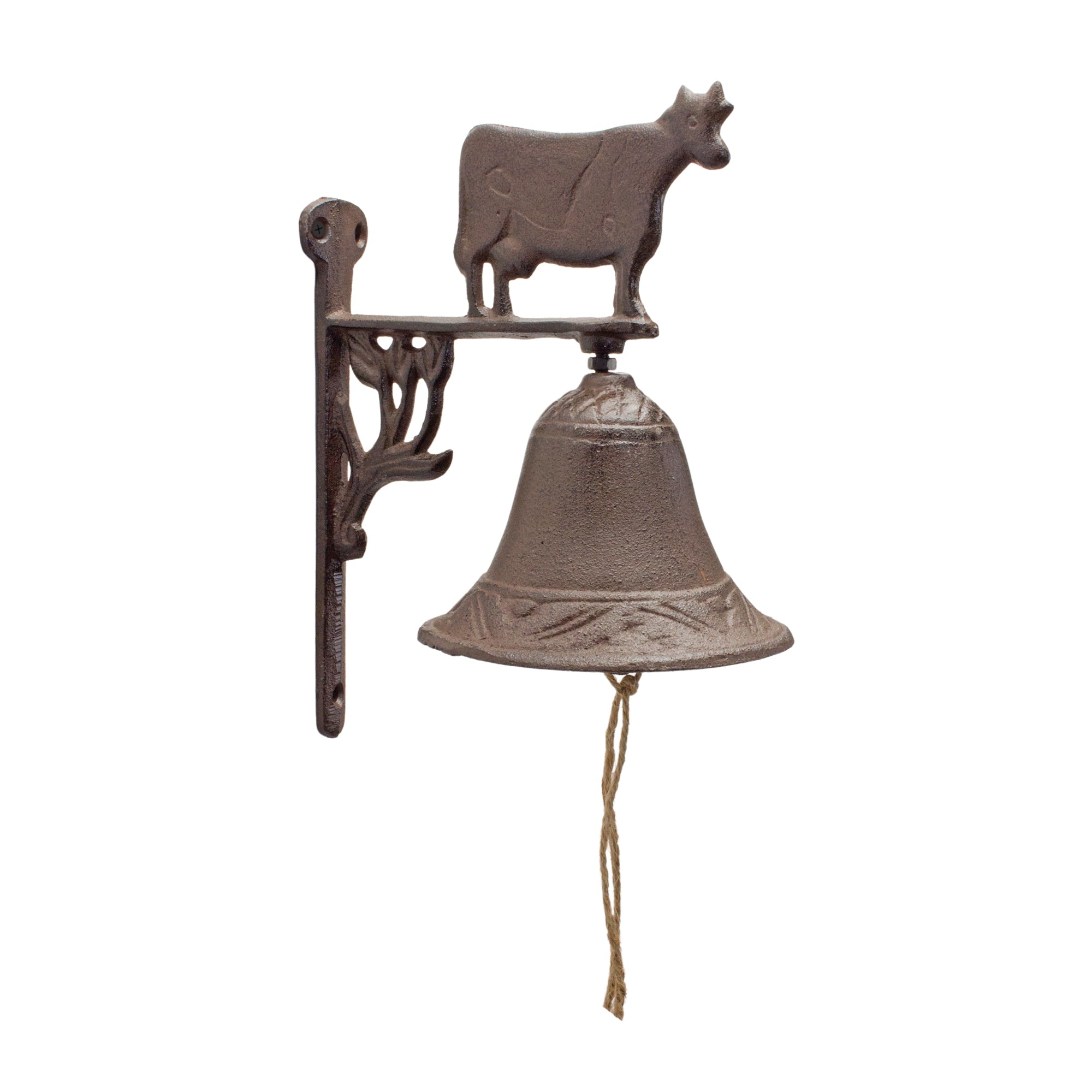 Cast Iron Cow Bell 9"H
