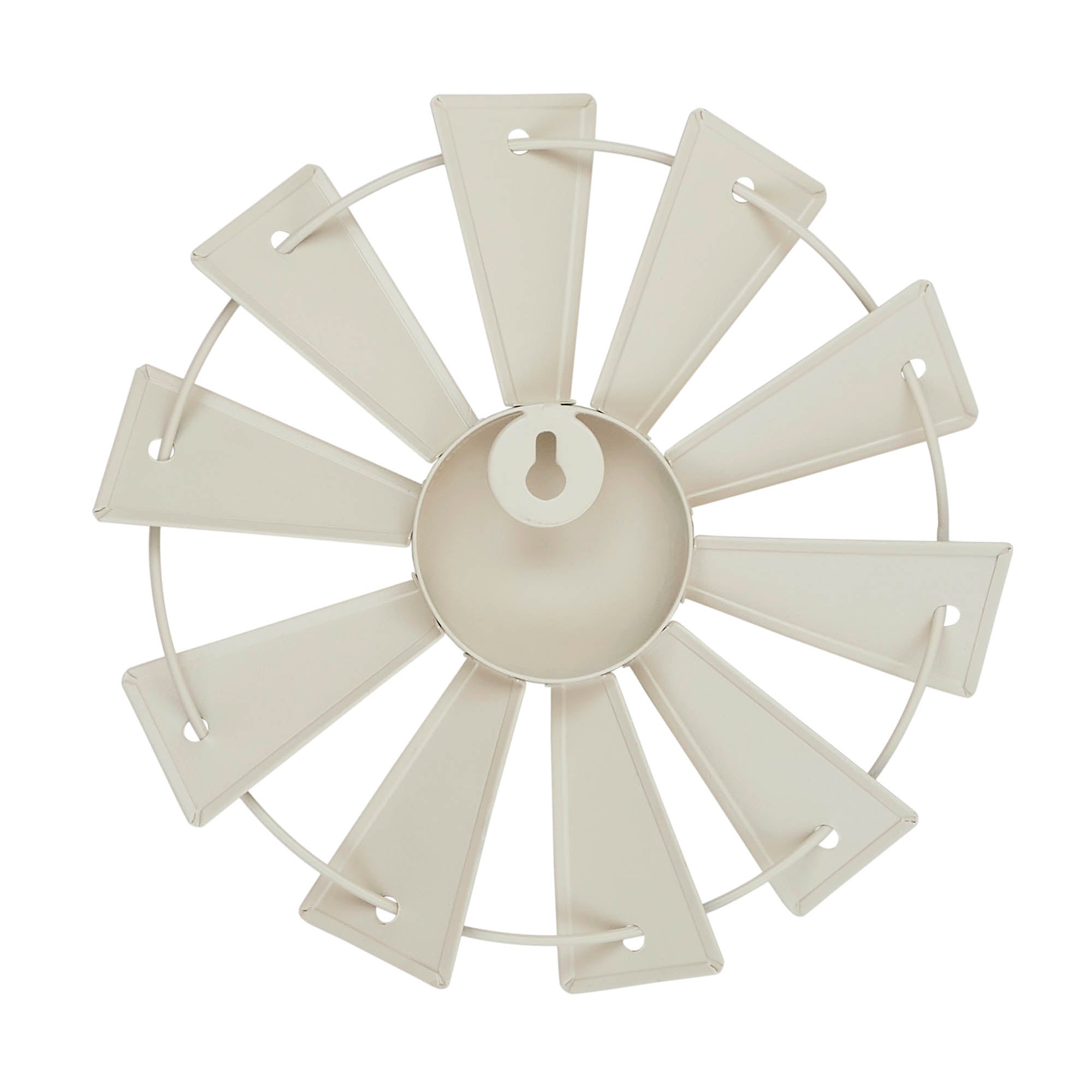 Buzzy Bees Galvanized Metal Windmill Blade Wall Hanging 8.25x8.25